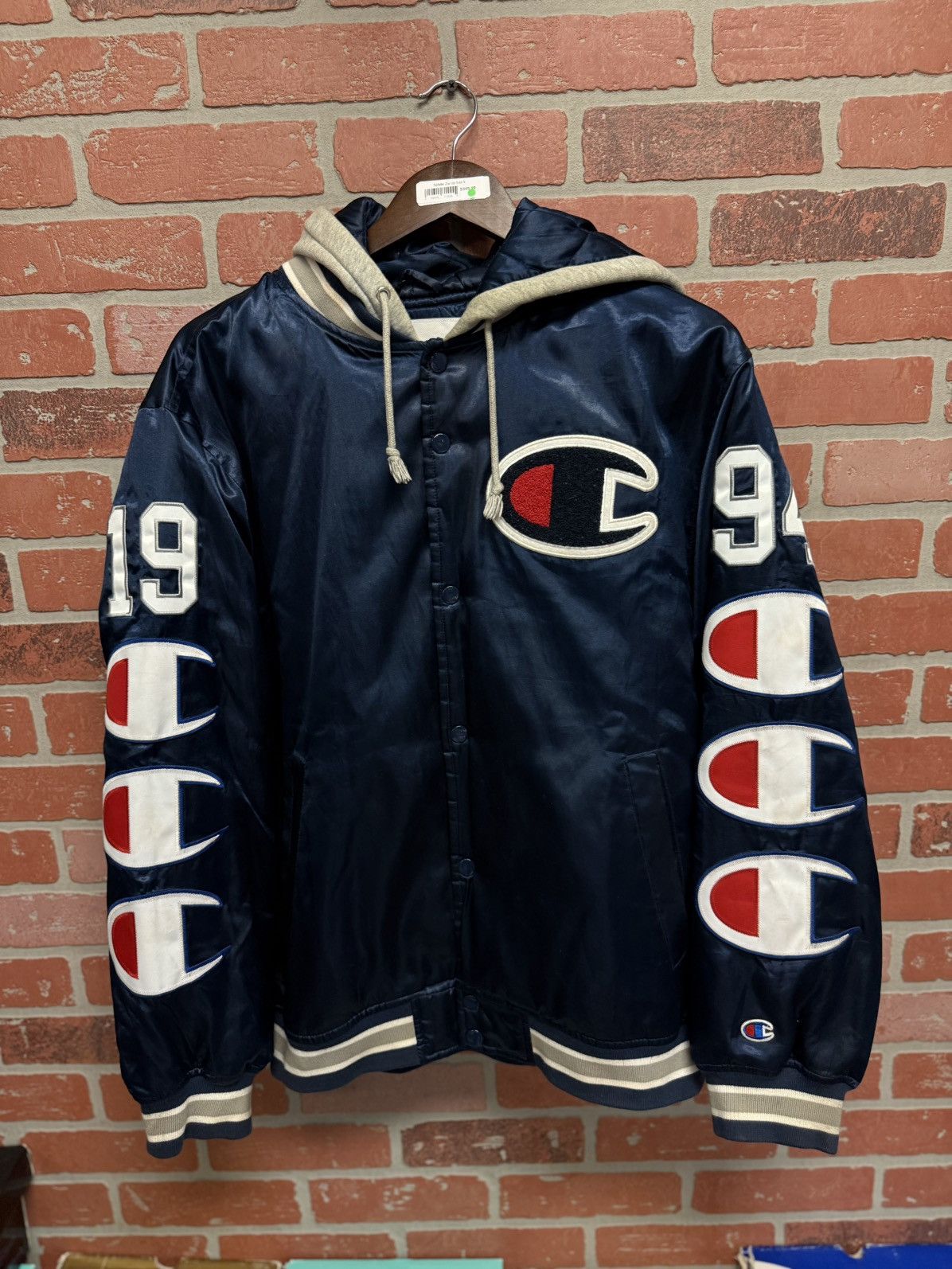 Champion × Supreme Supreme Champion Jacket Size M Blue RARE Size US M / EU 48-50 / 2 - 3 Thumbnail