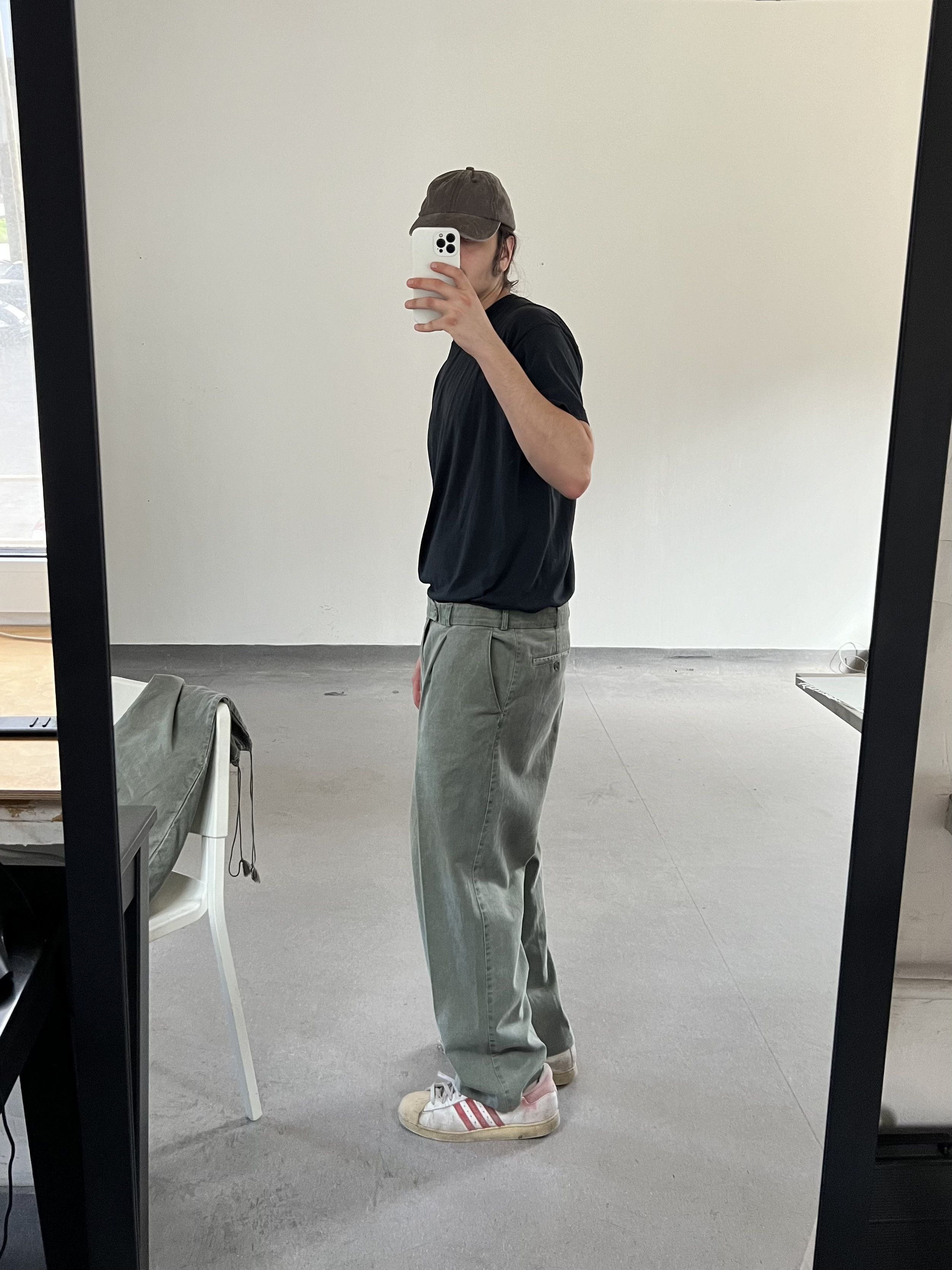 Other 1980s Baggie Vintage Canvas Cozy Pants ww2 Size US 34 / EU 50 - 3 Thumbnail