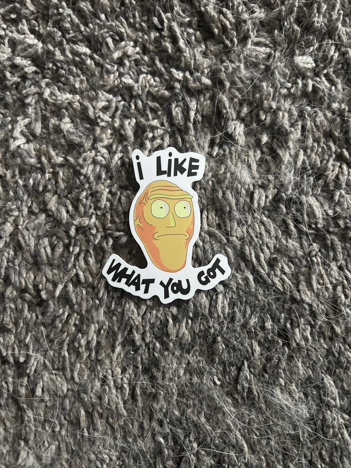 Cartoon Network Rick And Morty Giant Head I Like What You Got Sticker Size ONE SIZE - 1 Thumbnail