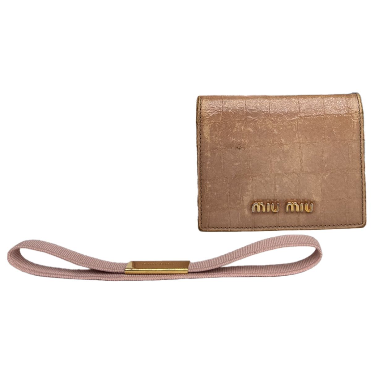Miu Miu Camel Leather Purse Size ONE SIZE - 1 Thumbnail