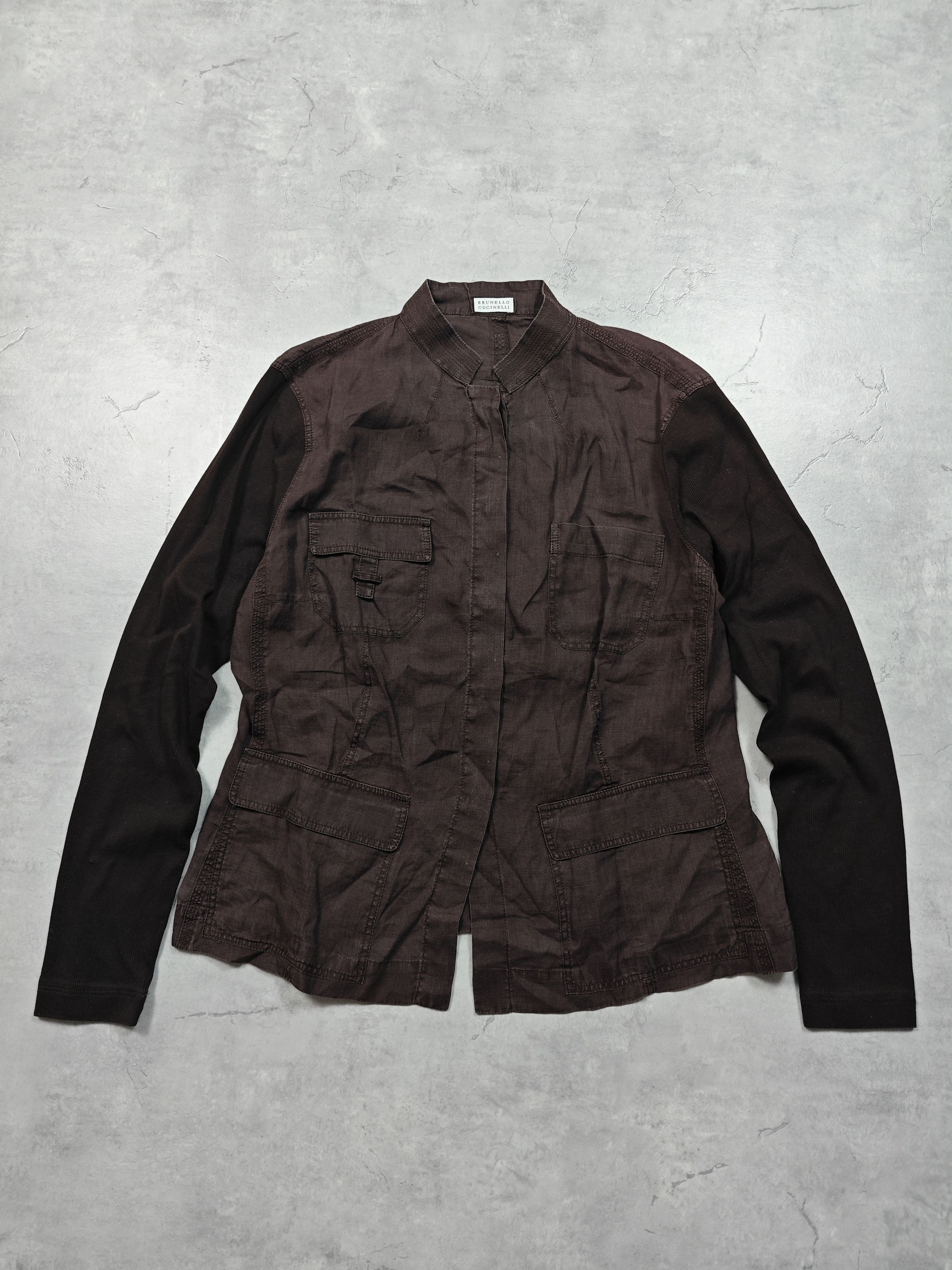 Brunello Cucinelli Brunello Cucinelli Vintage Luxury Shirt Size S / US 4 / IT 40 - 1 Thumbnail