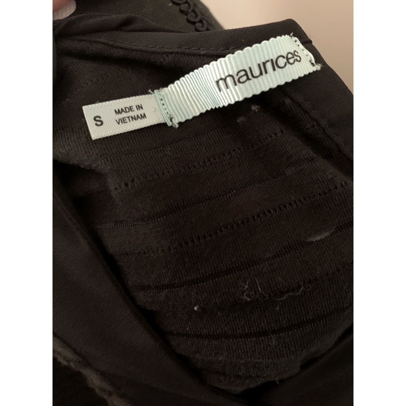 Vintage Maurices Blouse Sleeveless Black Sheer Top Womens Sz S Office/Work #820 Size S / US 4 / IT 40 - 6 Thumbnail