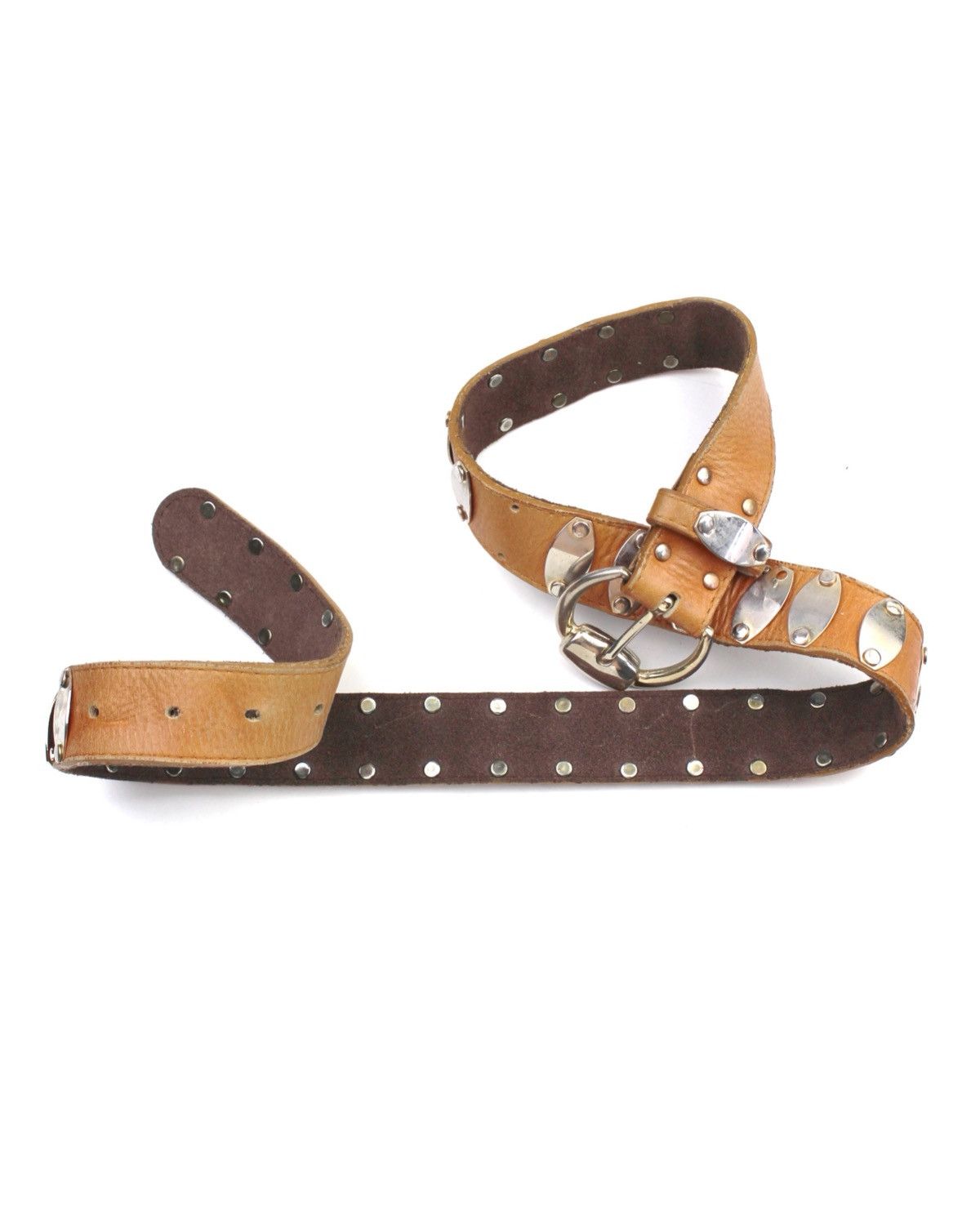 Hysteric Glamour 2000S JAPANESE MADE PUNK METAL STUDDED LEATHER BELT Size ONE SIZE - 1 Thumbnail
