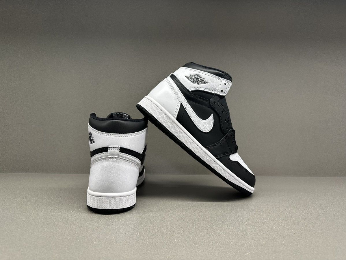 Jordan Brand Jordan 1 Retro High OG Black White Size US 11 / EU 44 - 8 Thumbnail