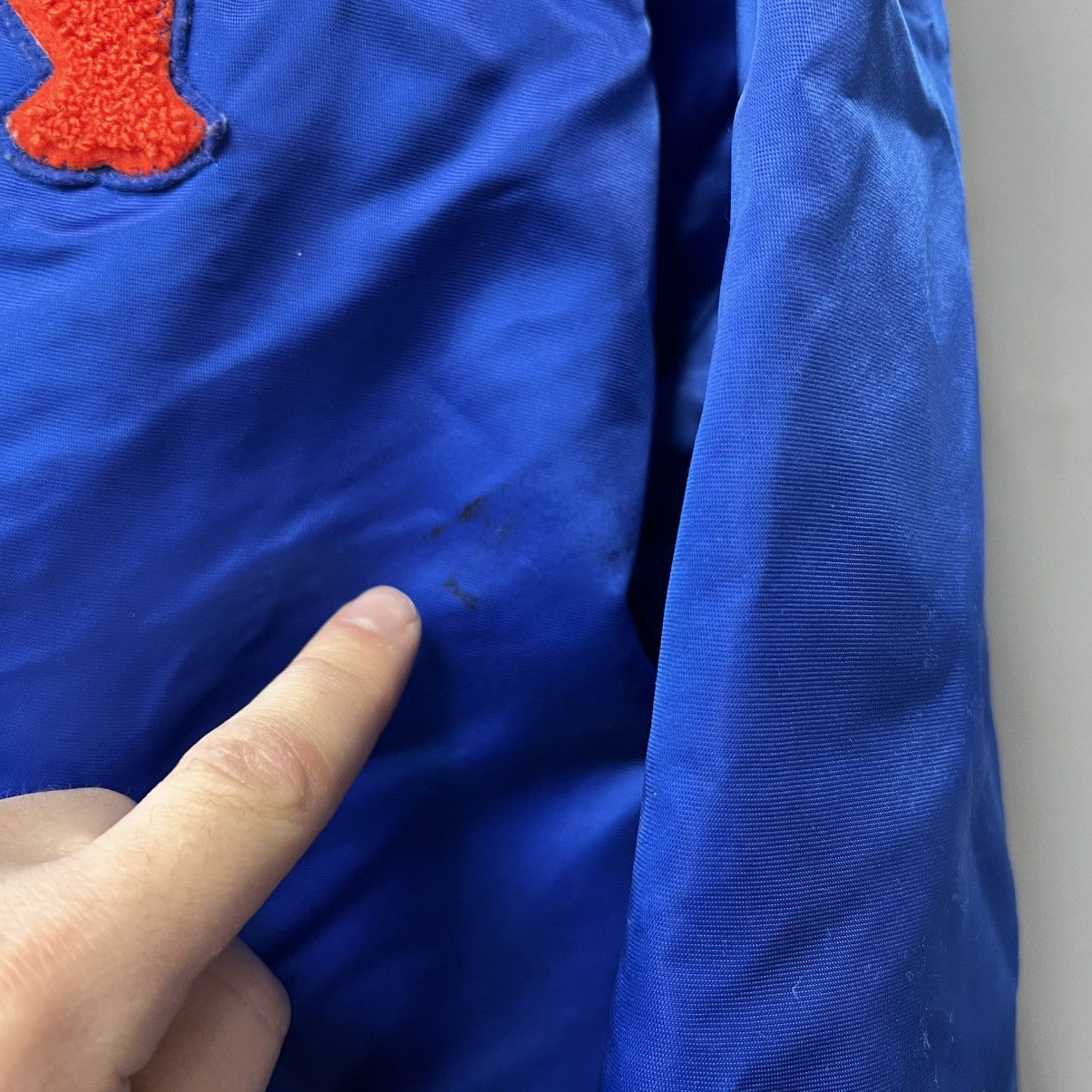 MLB × Starter × Vintage 90s NY METS Baseball Club Jacket Bomber y2k made in USA 🇺🇸 Size US M / EU 48-50 / 2 - 18 Thumbnail