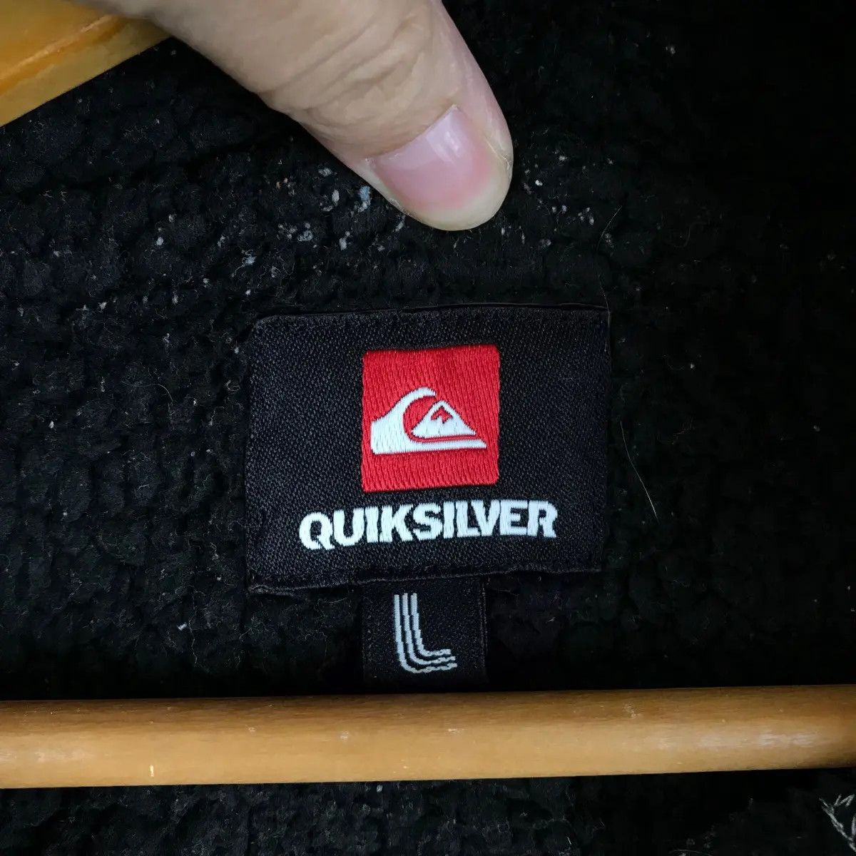 Quiksilver Vintage QUIKSILVER SURFING Polka Dot Fleece Hoodie Jacket Size US L / EU 52-54 / 3 - 6 Thumbnail