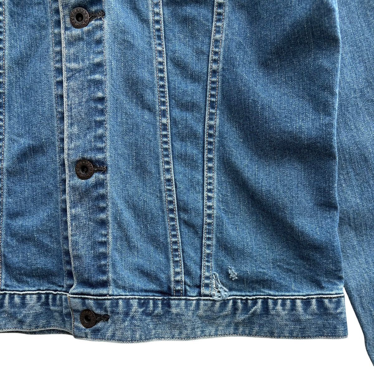 KURO Kuro Japan Denim Trucker Jacket Size US S / EU 44-46 / 1 - 6 Thumbnail