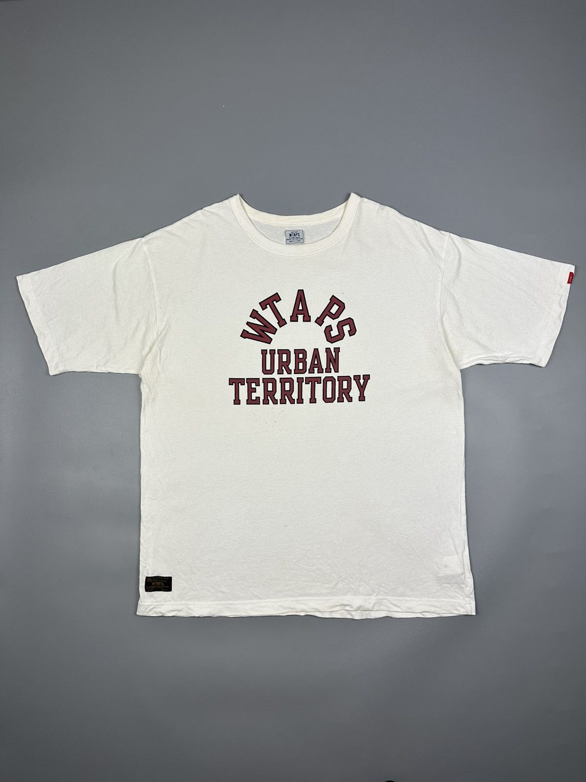 Wtaps Wtaps Urban Territory Center Spell Out Tee Size US XL / EU 56 / 4 - 1 Thumbnail