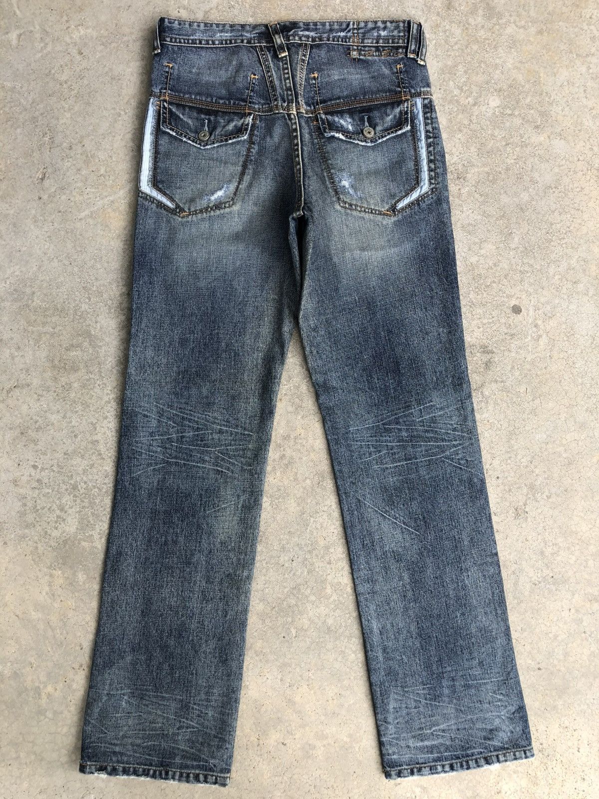 Marithe + Francois Girbaud Marithe Francois Girbaud Distressed Jeans Size US 30 / EU 46 - 2 Thumbnail