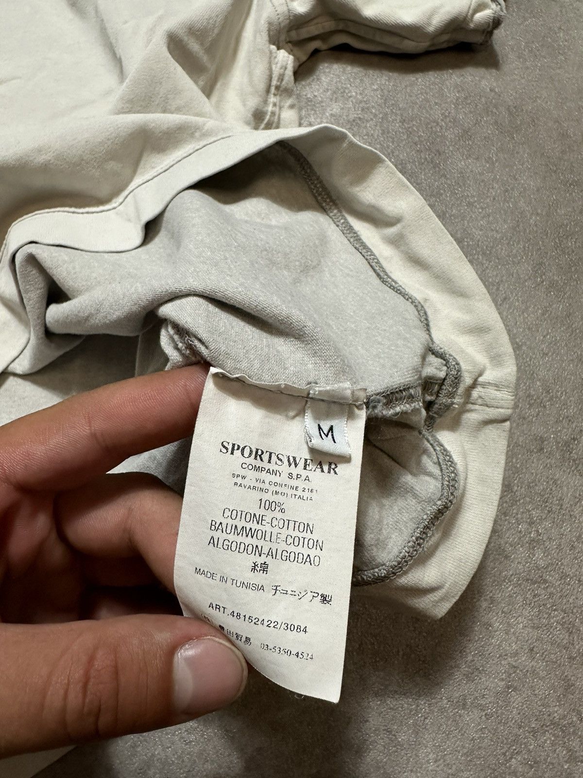 Stone Island × Vintage Mens Vintage Rare T-Shirt Stone Island Central logo SS08 Size US M / EU 48-50 / 2 - 6 Thumbnail