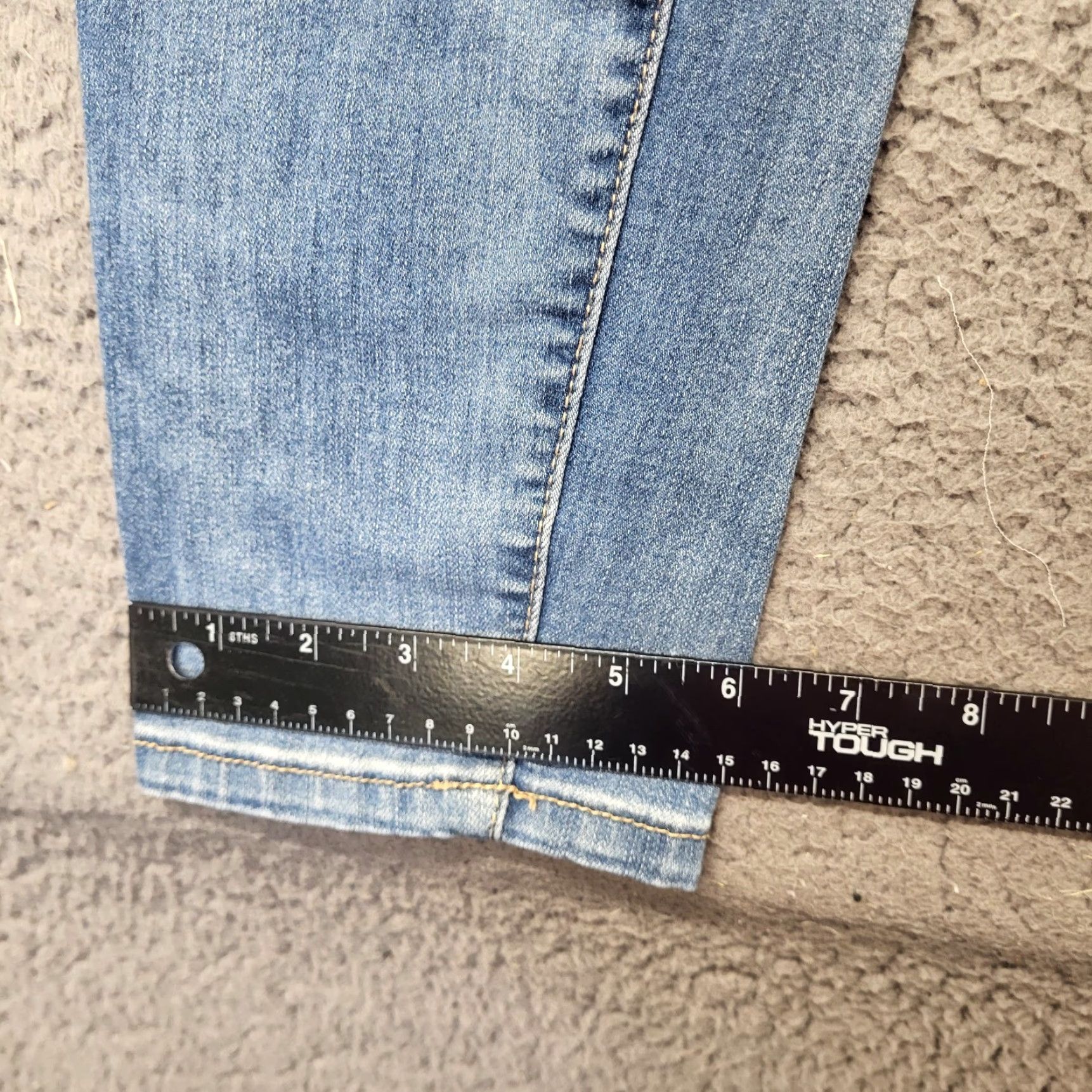 Nicole Miller Nicole Miller Jeans Women Size 12 Soho High Rise Ankle Skinny Crop Blue Denim Size 34" / US 12 / IT 48 - 5 Thumbnail