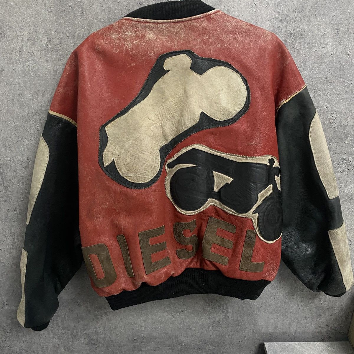 Diesel Vintage Diesel Leather Biker Racing Jacket Archive Y2K Size US L / EU 52-54 / 3 - 2 Thumbnail