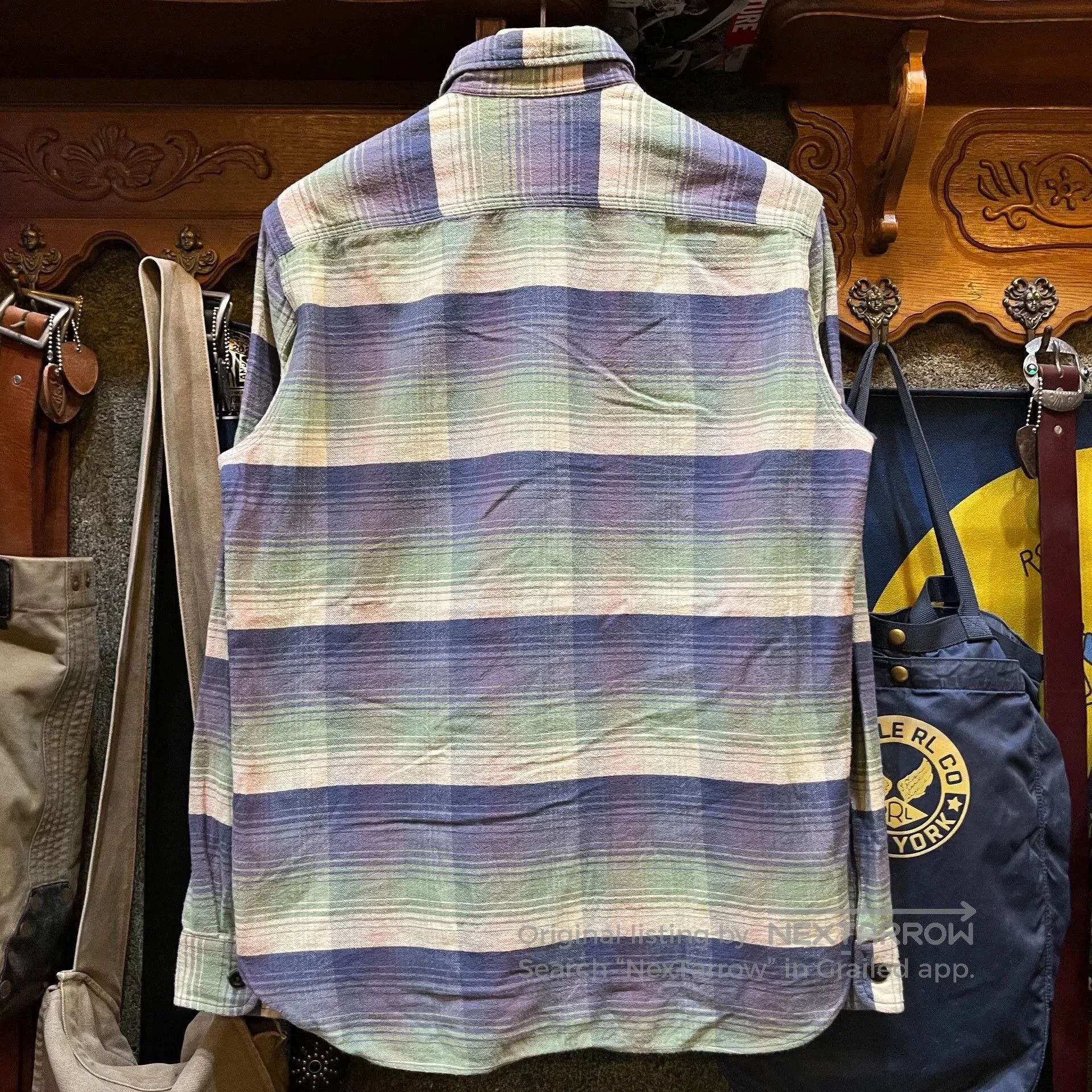 RRL Ralph Lauren RRL Double Sided Striped Shirt. Size US M / EU 48-50 / 2 - 2 Thumbnail