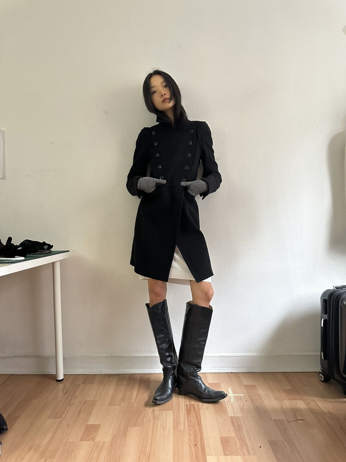 Ann Demeulemeester Ann demeulemeester wool napoleon coat Size M / US 6-8 / IT 42-44 - 17 Thumbnail