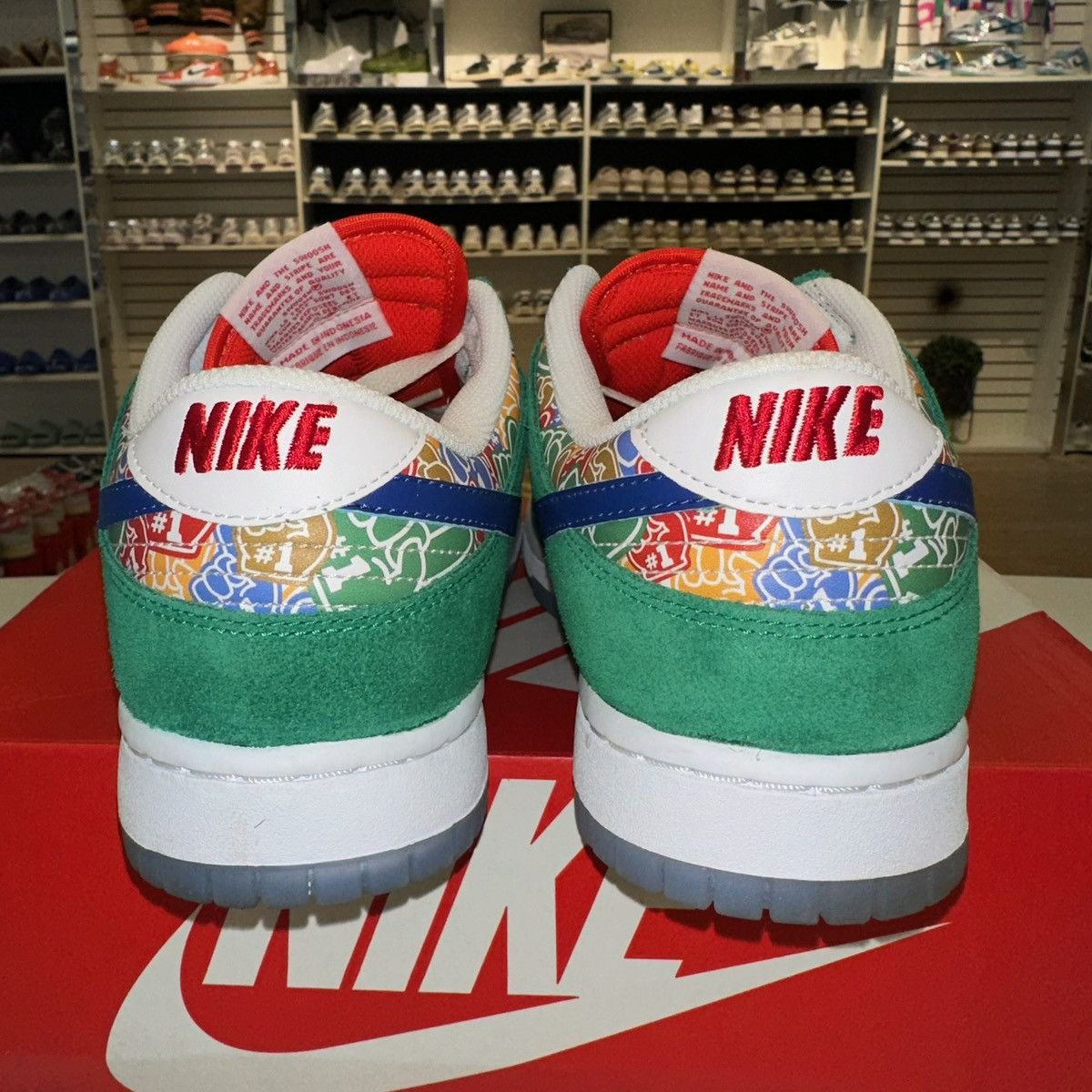 Nike Size 9.5 - Nike Dunk Low 'Foam Finger' Men's Shoes Size US 9.5 / EU 42-43 - 3 Thumbnail