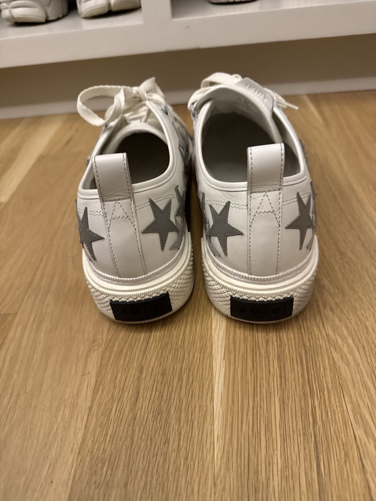 Amiri Amiri Stars Court Low “White Grey” Size US 14 / EU 47 - 4 Thumbnail