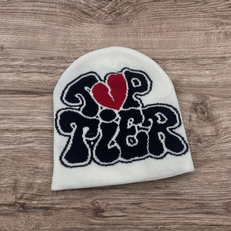 Other Y2K Opium Top Tier Beanie | ALT Grunge Punk Broken Heart Hat Size ONE SIZE - 1 Preview