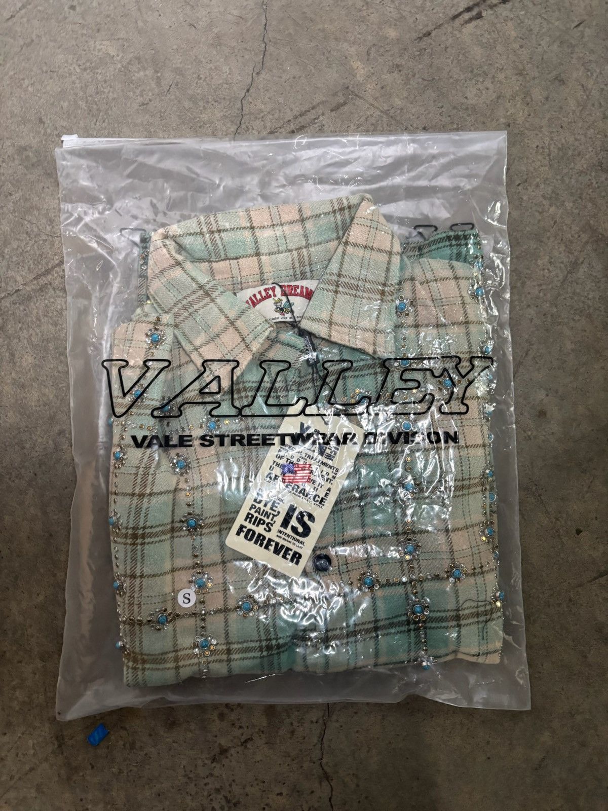 Vale Vale Forever Little Gems Flannel ‘Green’ Size US S / EU 44-46 / 1 - 7 Thumbnail