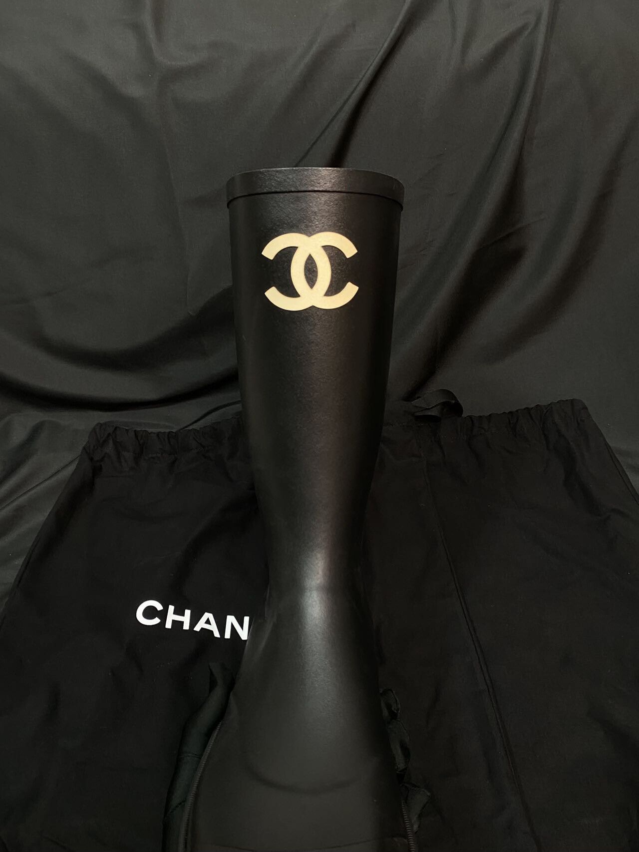 Chanel Chanel Rain Boots with Protective Coating. Size US 8 / IT 38 - 3 Thumbnail