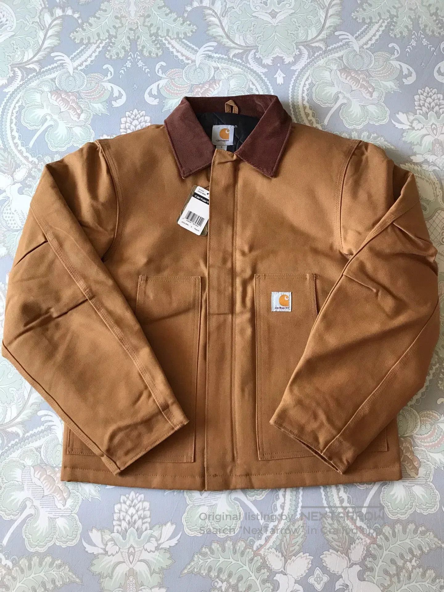 Carhartt Carhartt J002 Brown Canvas Work Jacket. Size US S / EU 44-46 / 1 - 1 Thumbnail