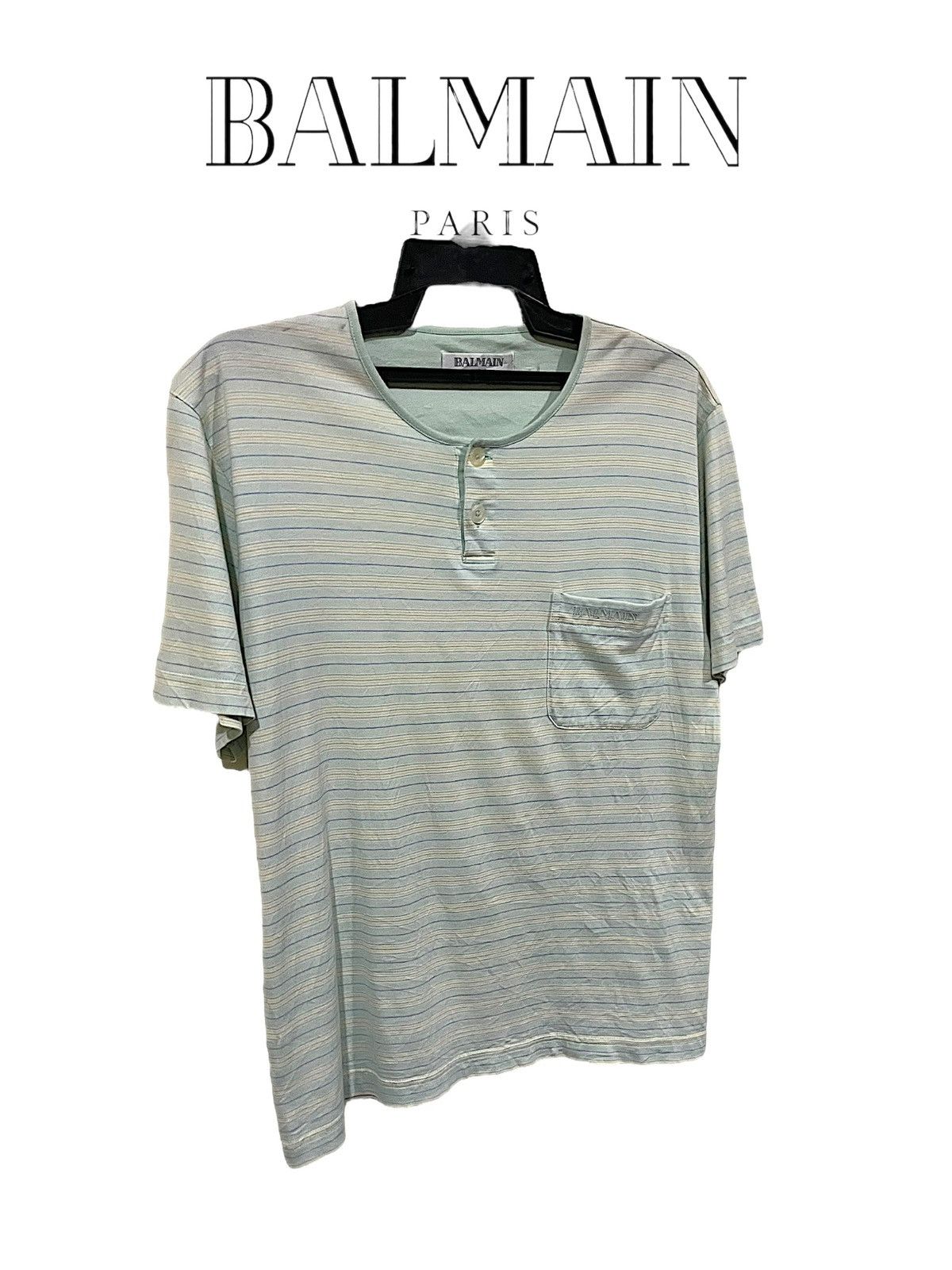 Balmain Balmain Classic Striped Shirts Size US M / EU 48-50 / 2 - 3 Thumbnail