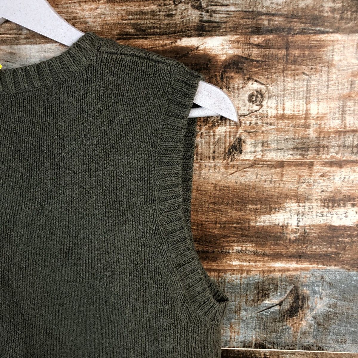 Homespun Knitwear Japanese Brand Green Vest Knitwear sleeveless vintage #A1678 Size US S / EU 44-46 / 1 - 10 Thumbnail