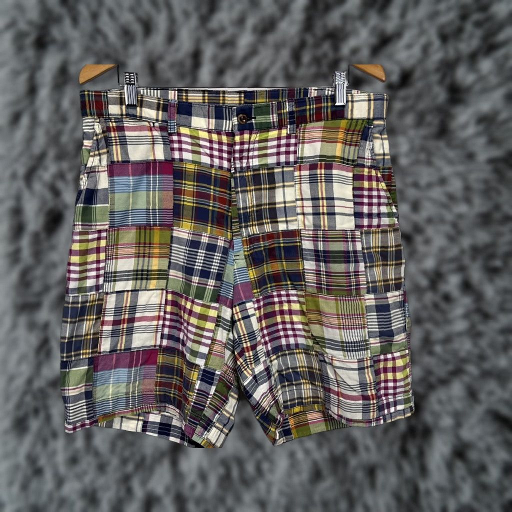 Polo Ralph Lauren VINTAGE Polo Ralph Lauren Men’s Bermuda Shorts 36 Inch Waist Plaid Madras 90s Preppy Cotton Casual Size US M / EU 48-50 / 2 - 1 Thumbnail