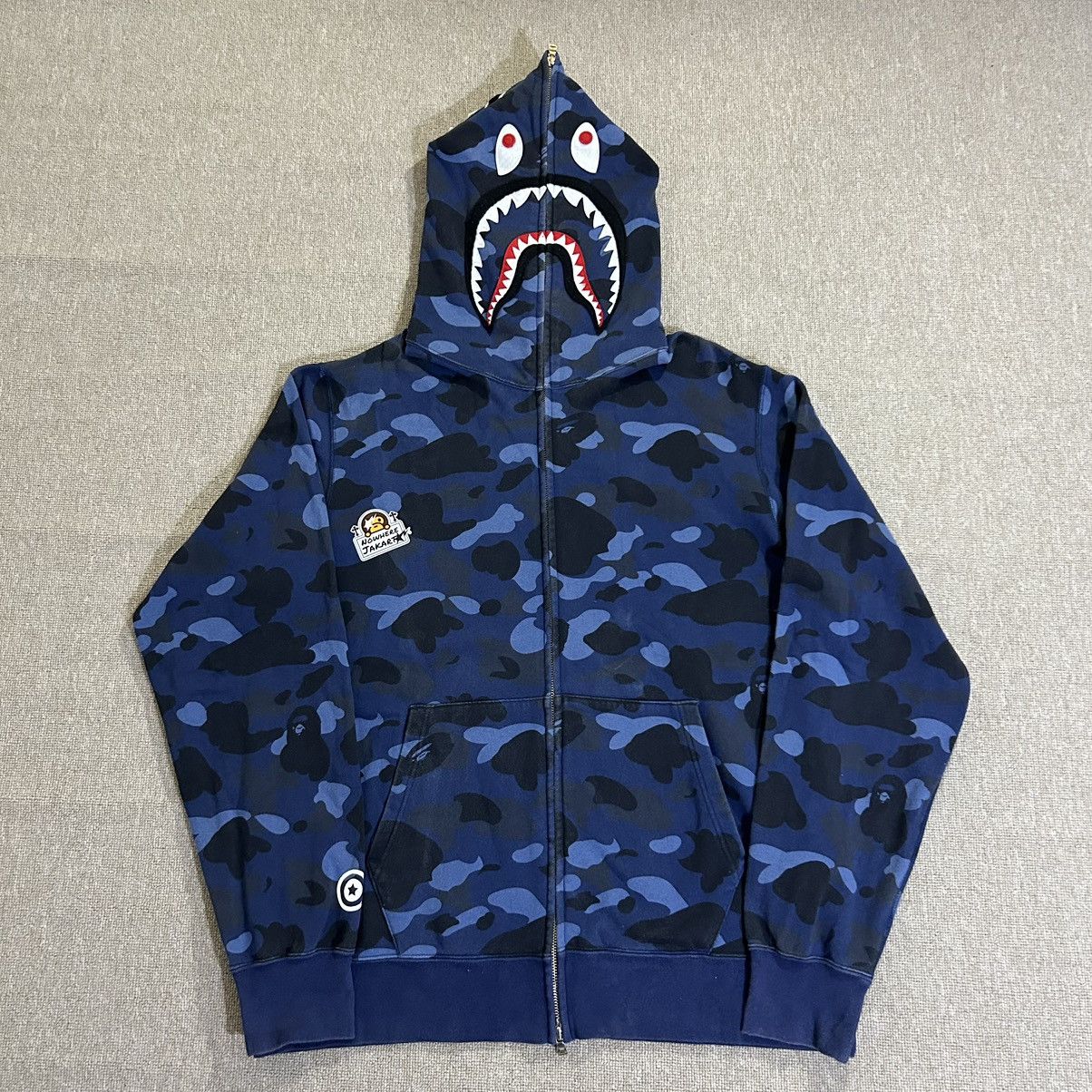 Bape Color Camo Shark Full Zip Hoodie Size US XXL / EU 58 / 5 - 1 Thumbnail