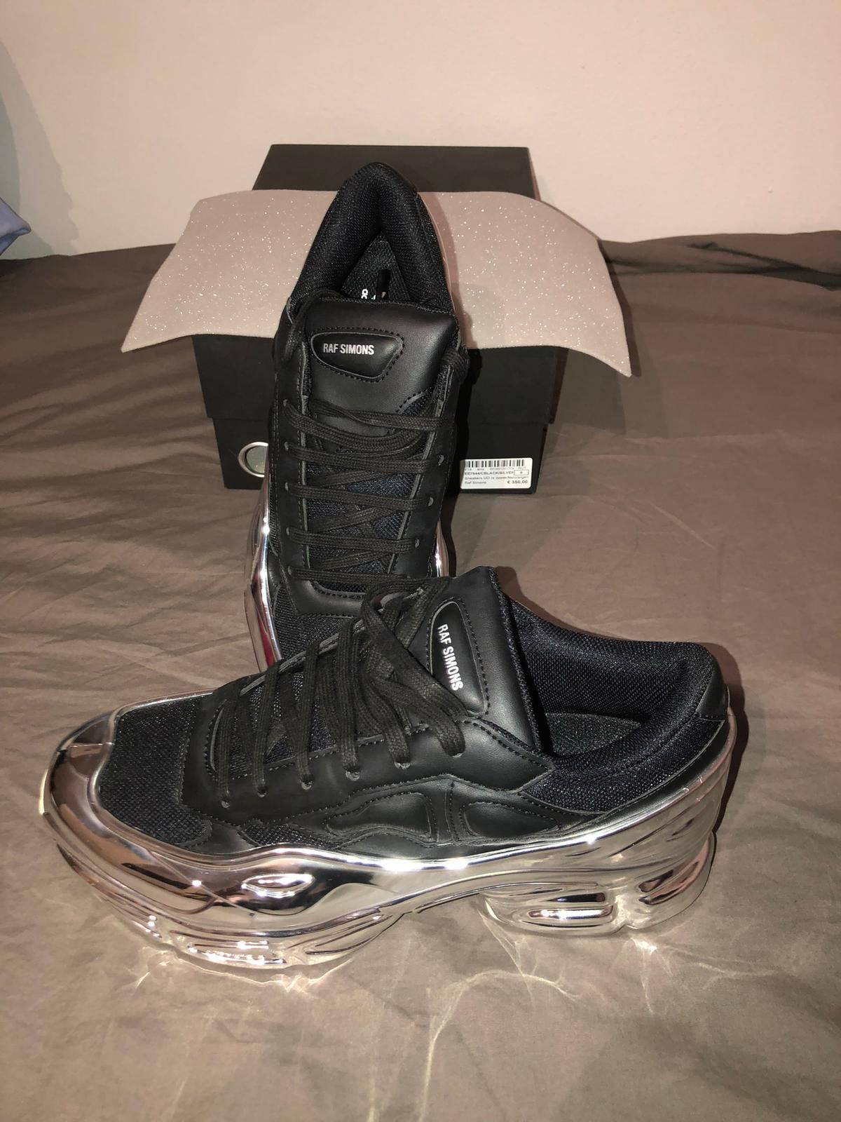 Raf by Raf Simons Raf simons ozweego black and silver Size US 8.5 / EU 41-42 - 2 Thumbnail