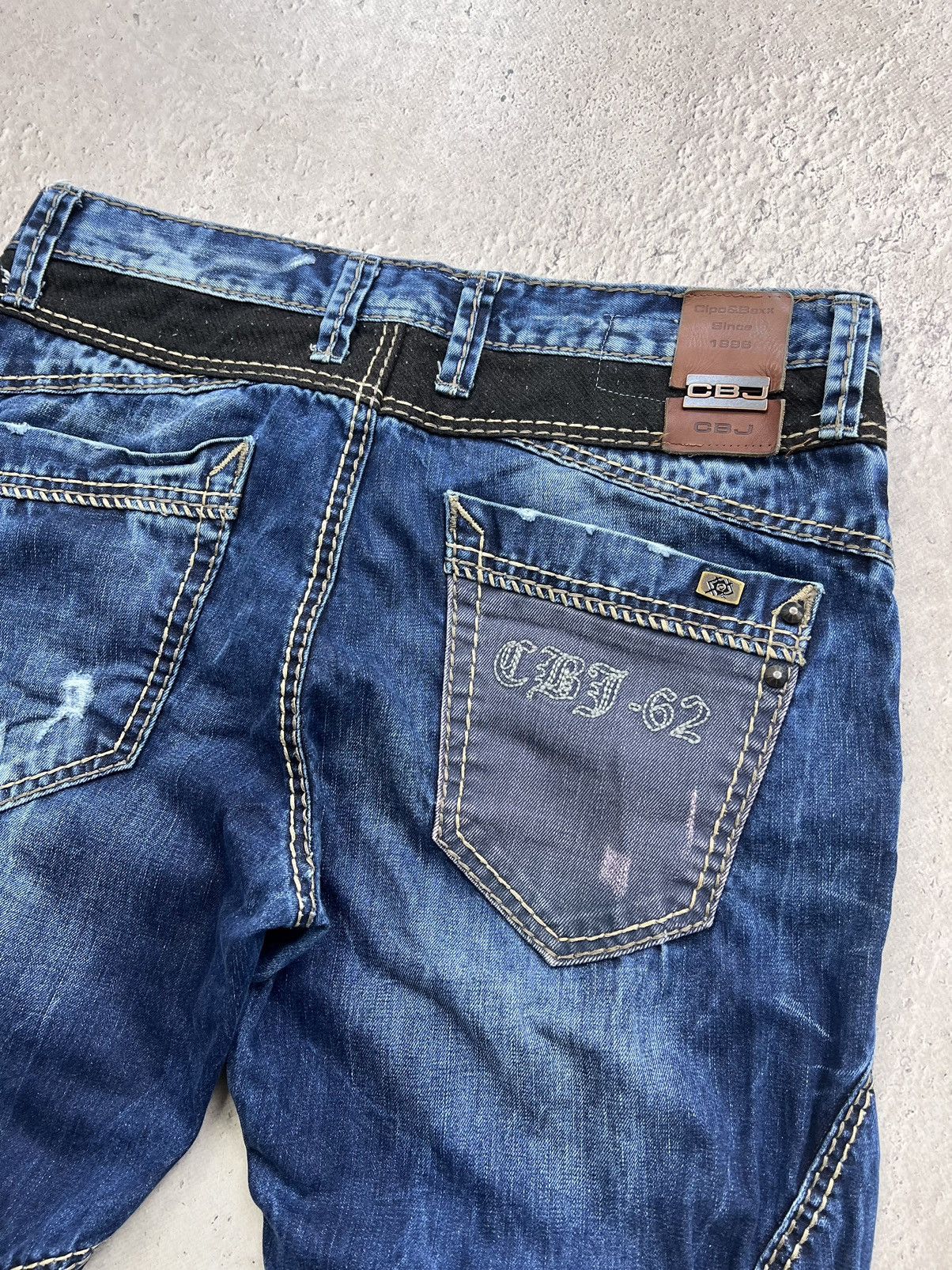 Designer × Japanese Brand × Vintage ARCHIVE Multi-pocket cowboy jeans Rick Owens Style Size US 34 / EU 50 - 8 Thumbnail