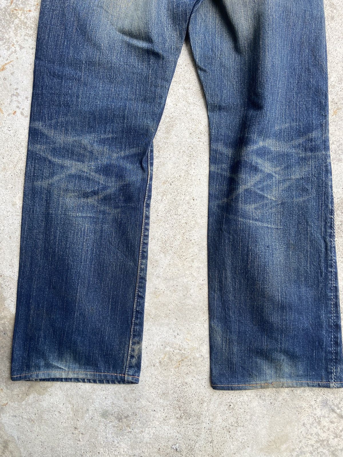 Eternal Vintage Eternal 811 Red Line Selvedge Heavy Distressed Big E Size US 36 / EU 52 - 8 Thumbnail