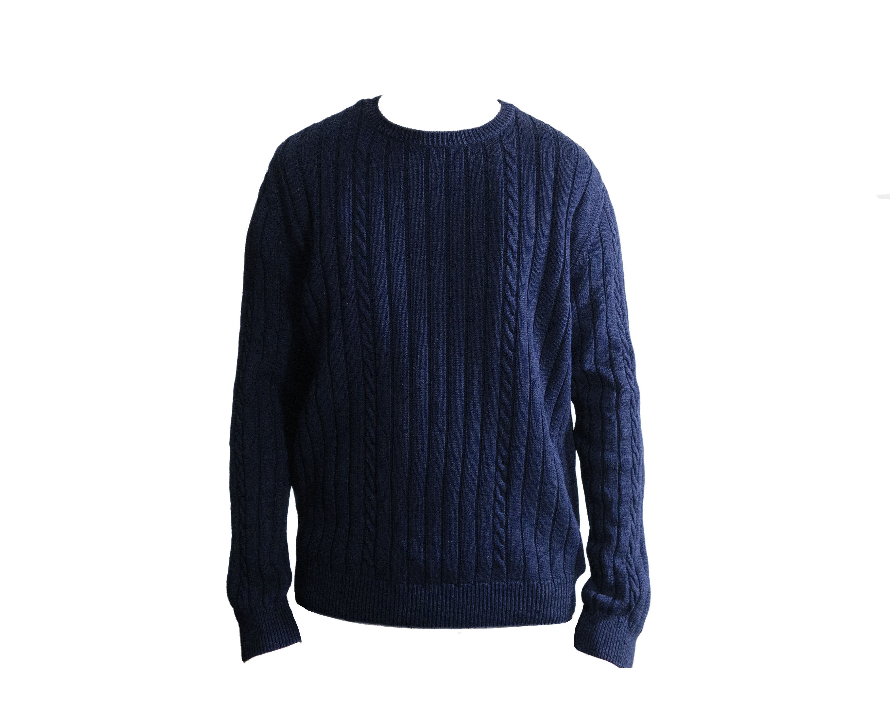 A.P.C. Cable Knit Crewneck Cotton Sweater Size US XL / EU 56 / 4 - 2 Thumbnail