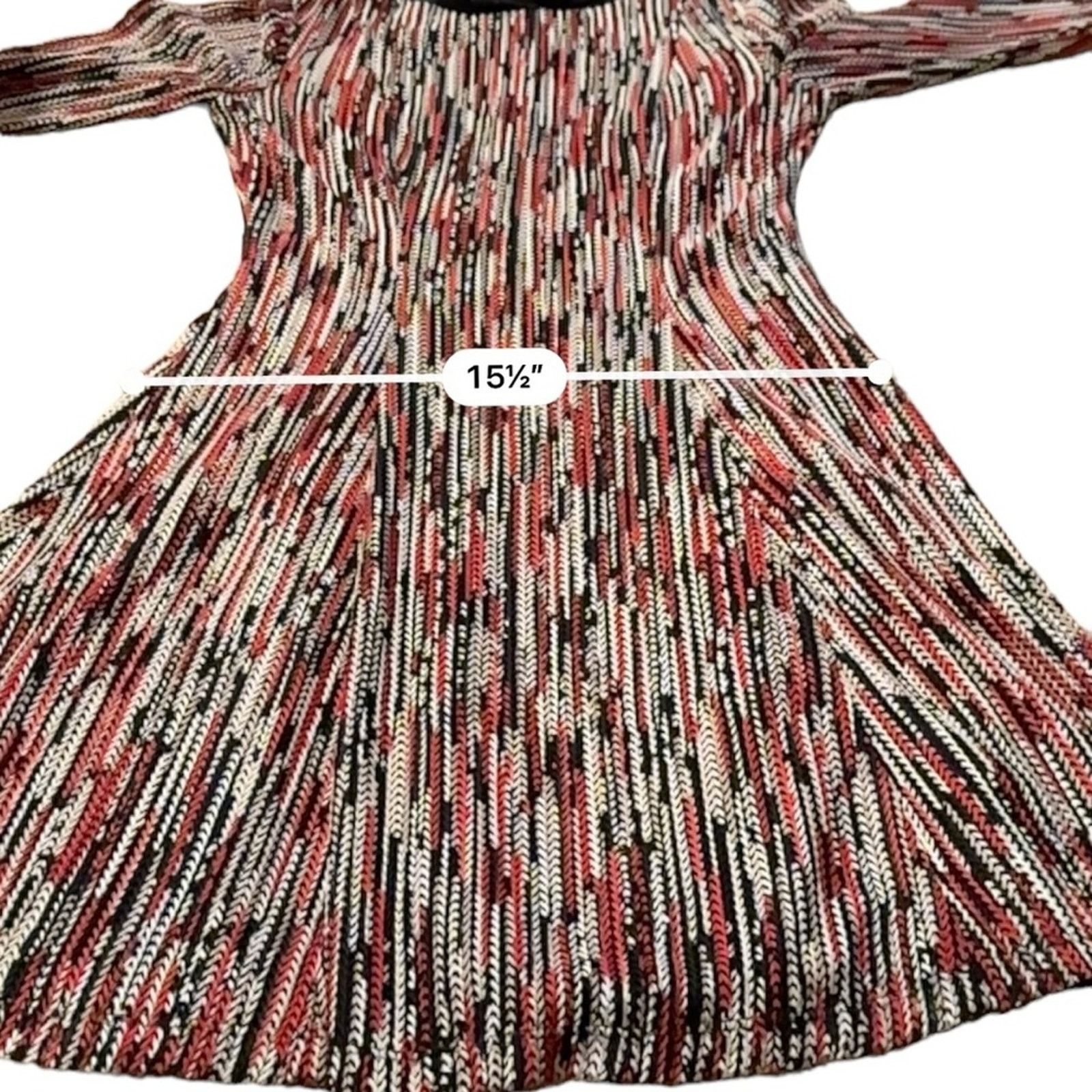 Alice + Olivia Alice & Olivia Gwyneth Fit & Flare 3/4 Sleeve Mini Dress Size XS / US 0-2 / IT 36-38 - 10 Thumbnail