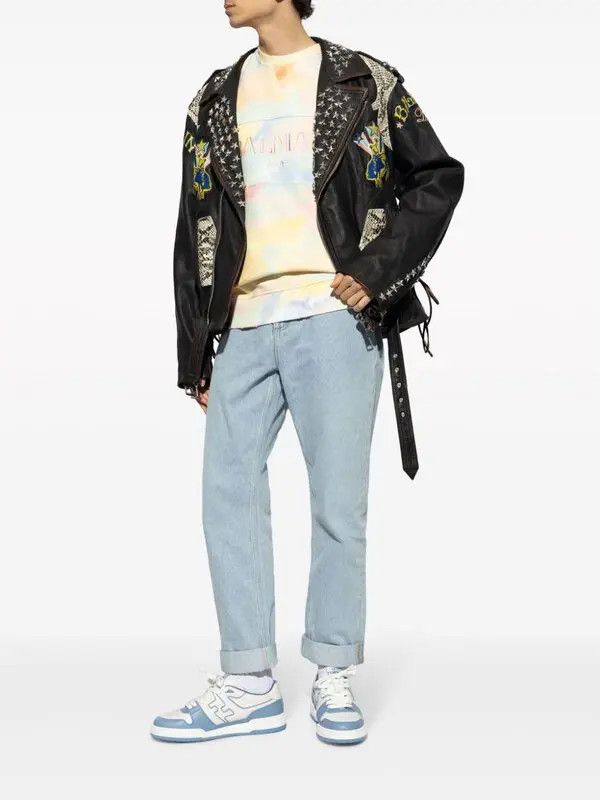 Balmain o1y0426 Crewneck Sweatshirt in Multicolor Size US XS / EU 42 / 0 - 4 Thumbnail