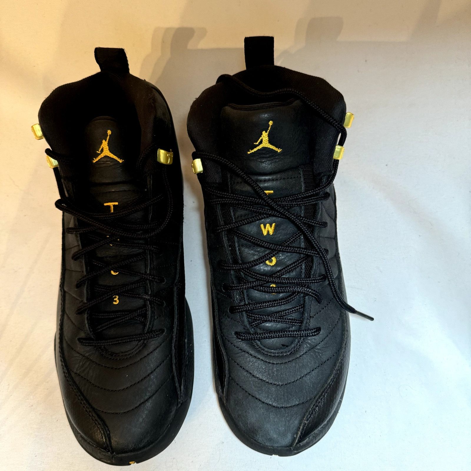 Jordan Brand × Nike Size 7 - Nike Air Jordan 12 Retro GS Black Taxi Men's Shoes Size US 7 / EU 40 - 4 Thumbnail