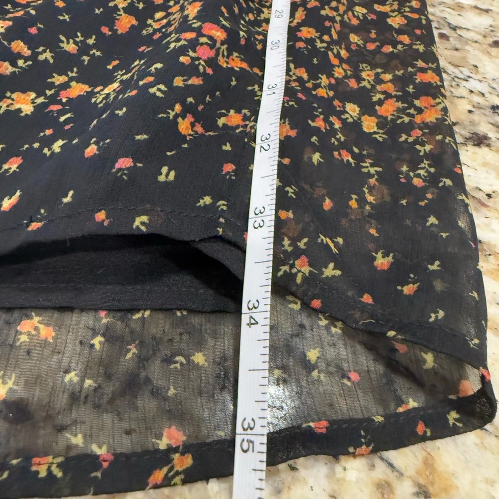 Other Jessica Simpson ditsy floral sheer back midi dress SZ SM Size S / US 4 / IT 40 - 12 Thumbnail