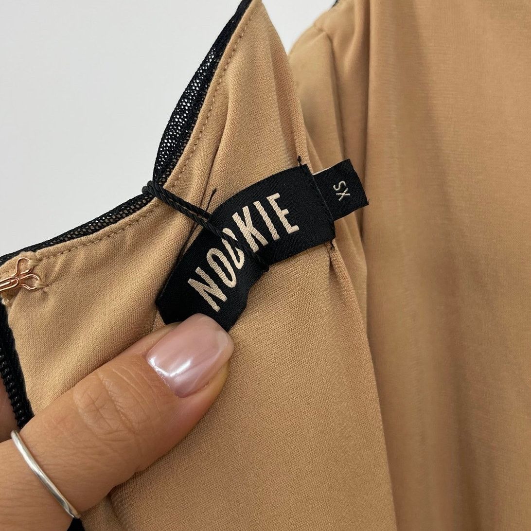 Other Nookie | NWT Mecca Midi Dress Black Mesh Bodycon LBD XS Size XS / US 0-2 / IT 36-38 - 6 Thumbnail