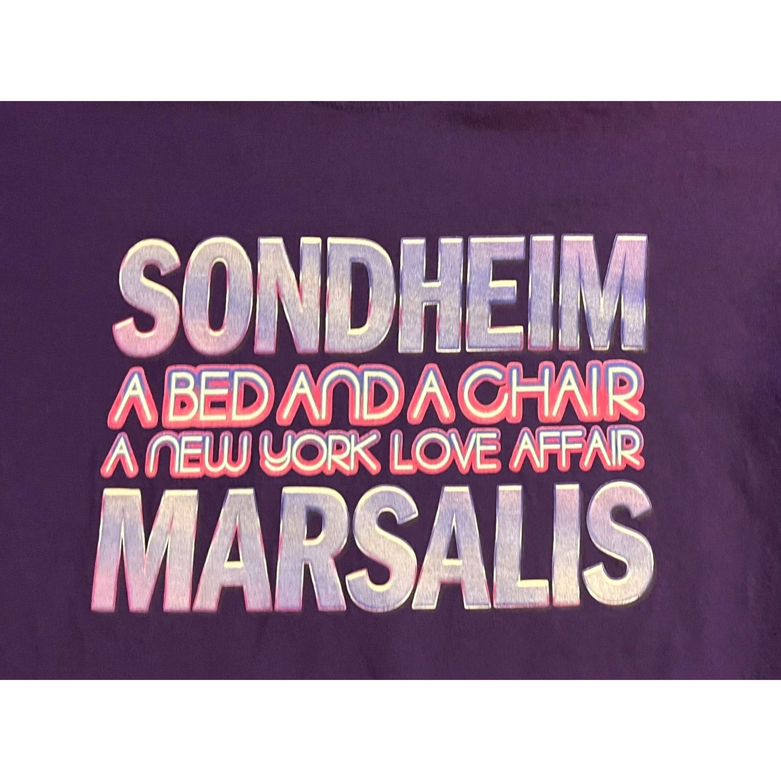 Gildan Stephen Sondheim Purple Shirt Large Mens Vintage Graphic Print Size US L / EU 52-54 / 3 - 3 Thumbnail