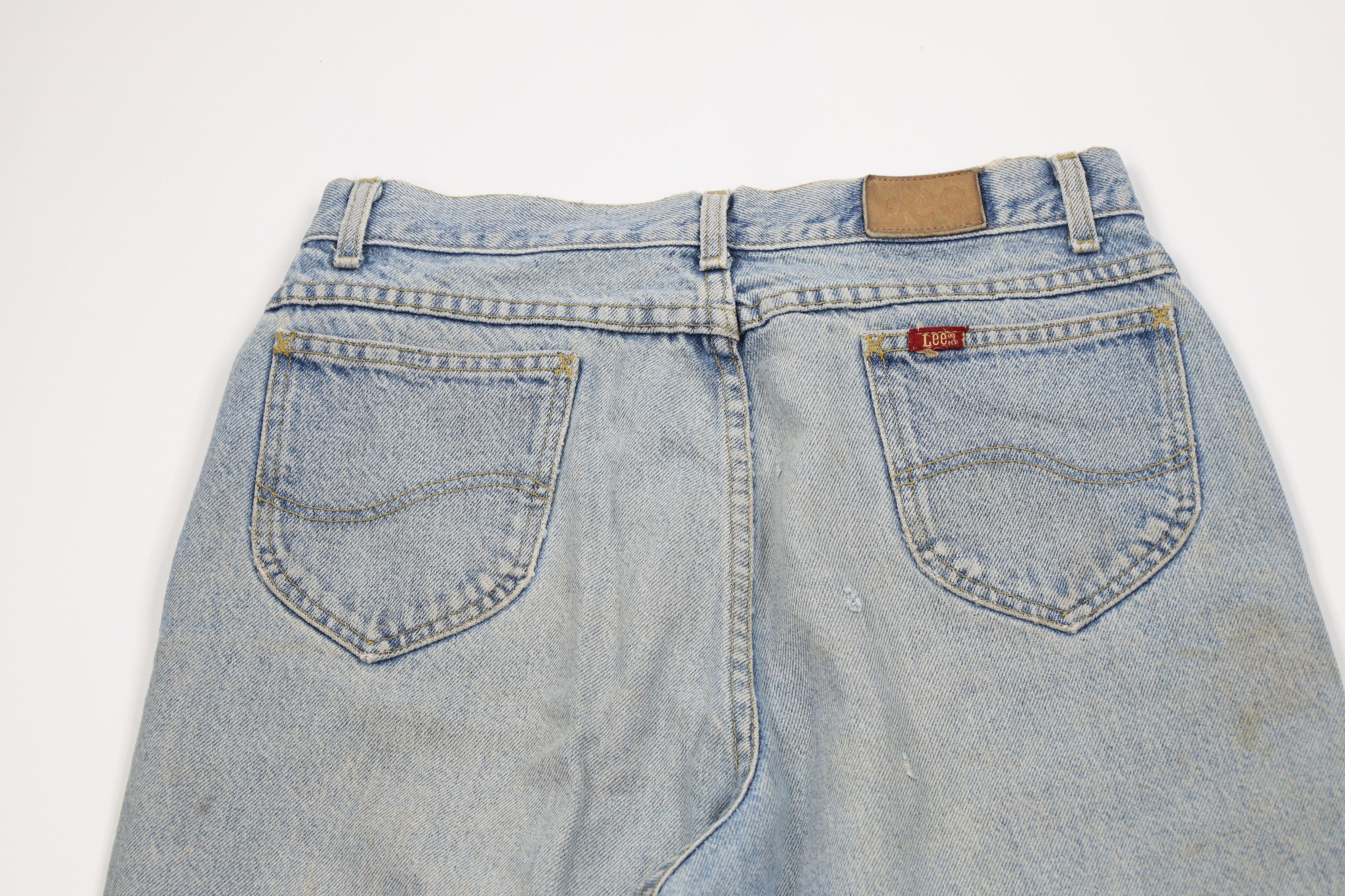 Lee Vintage 90s Lee Relaxed Fit Tapered Leg Denim Jeans USA Blue Size 36" / US 14 / IT 50 - 13 Thumbnail
