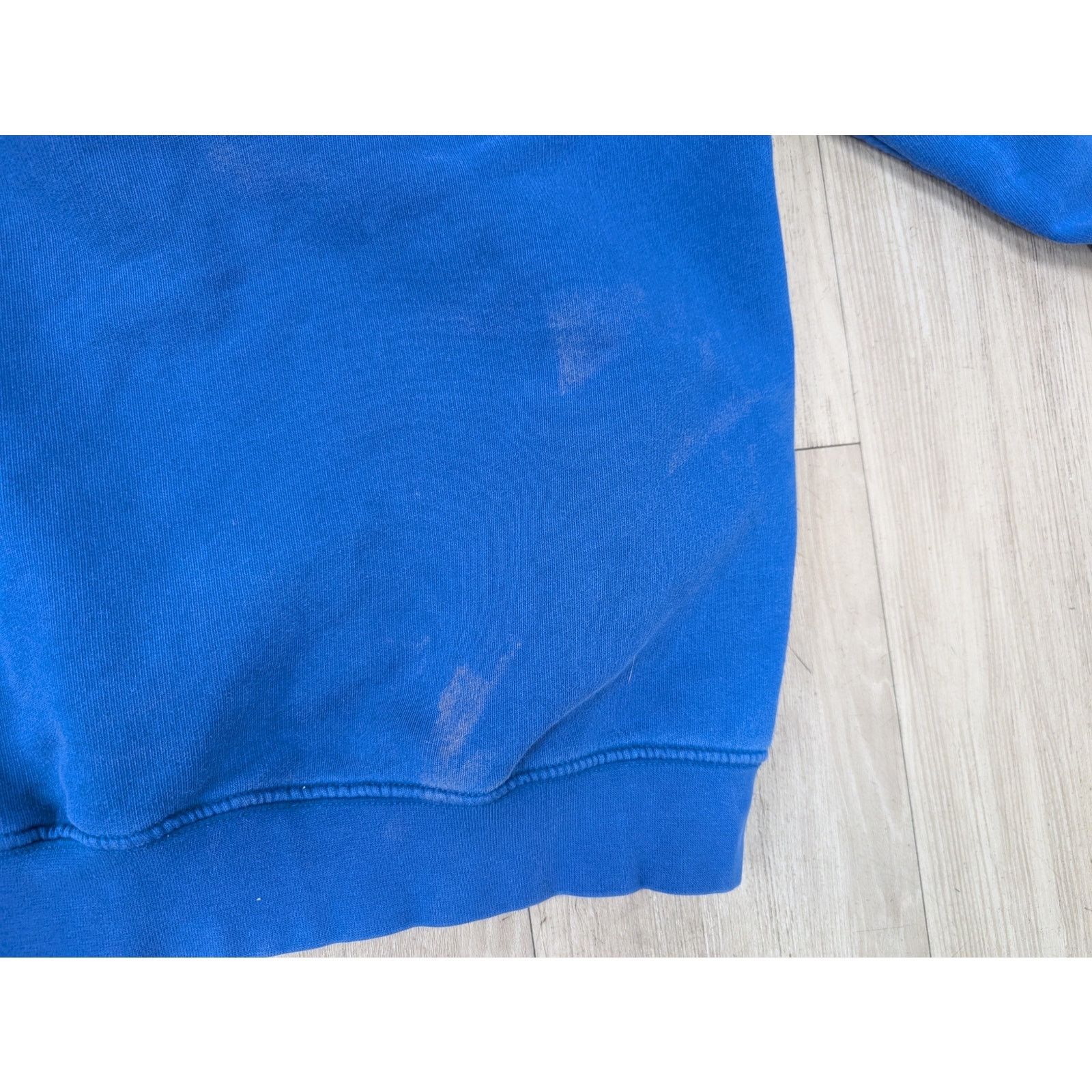 Nike Nike Mens Medium Y2K Blue Distressed Crewneck Size Medium. Size US M / EU 48-50 / 2 - 6 Thumbnail