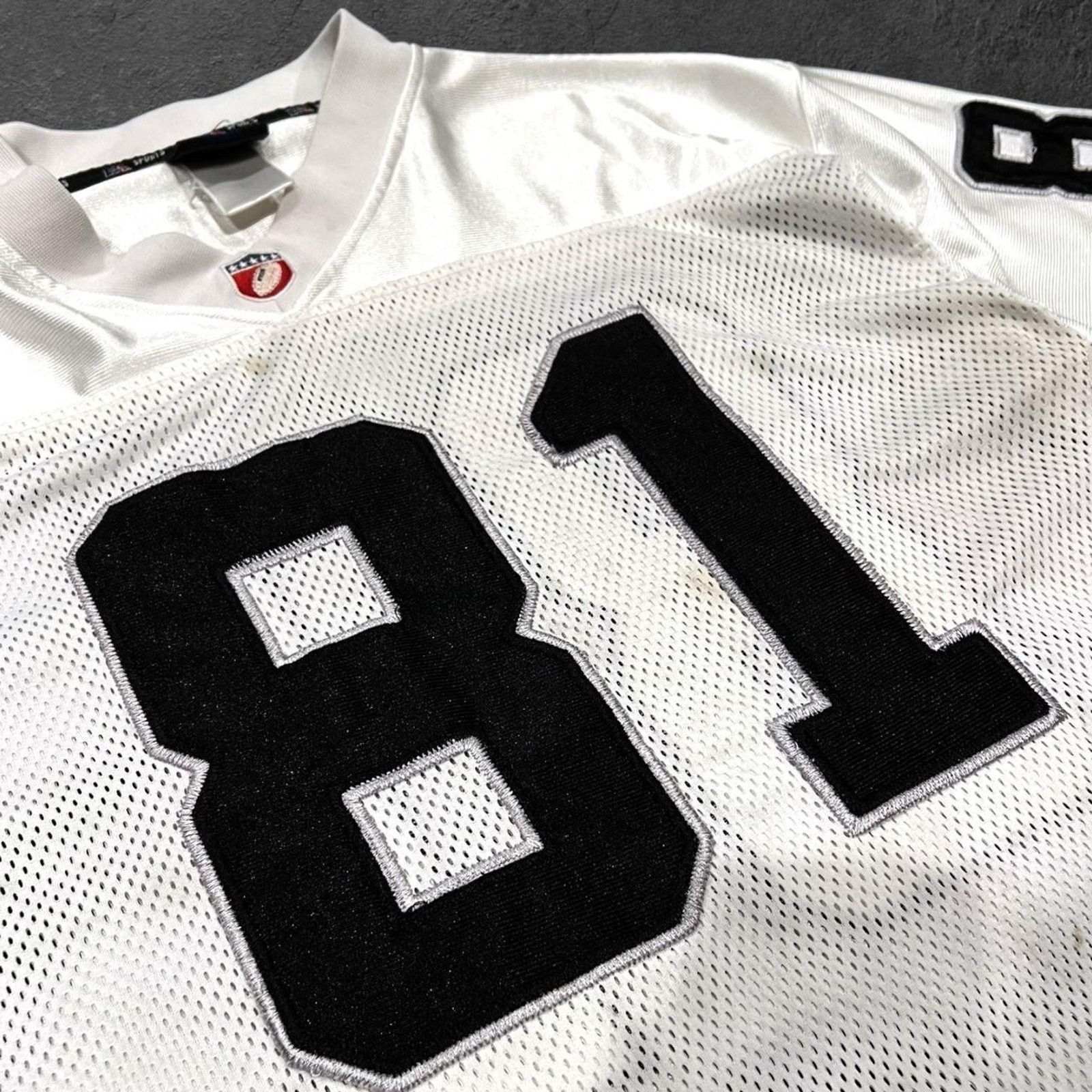 NFL Las Vegas Raiders Tim Brown Oakland White Legacy Jersey Size US XL / EU 56 / 4 - 2 Thumbnail