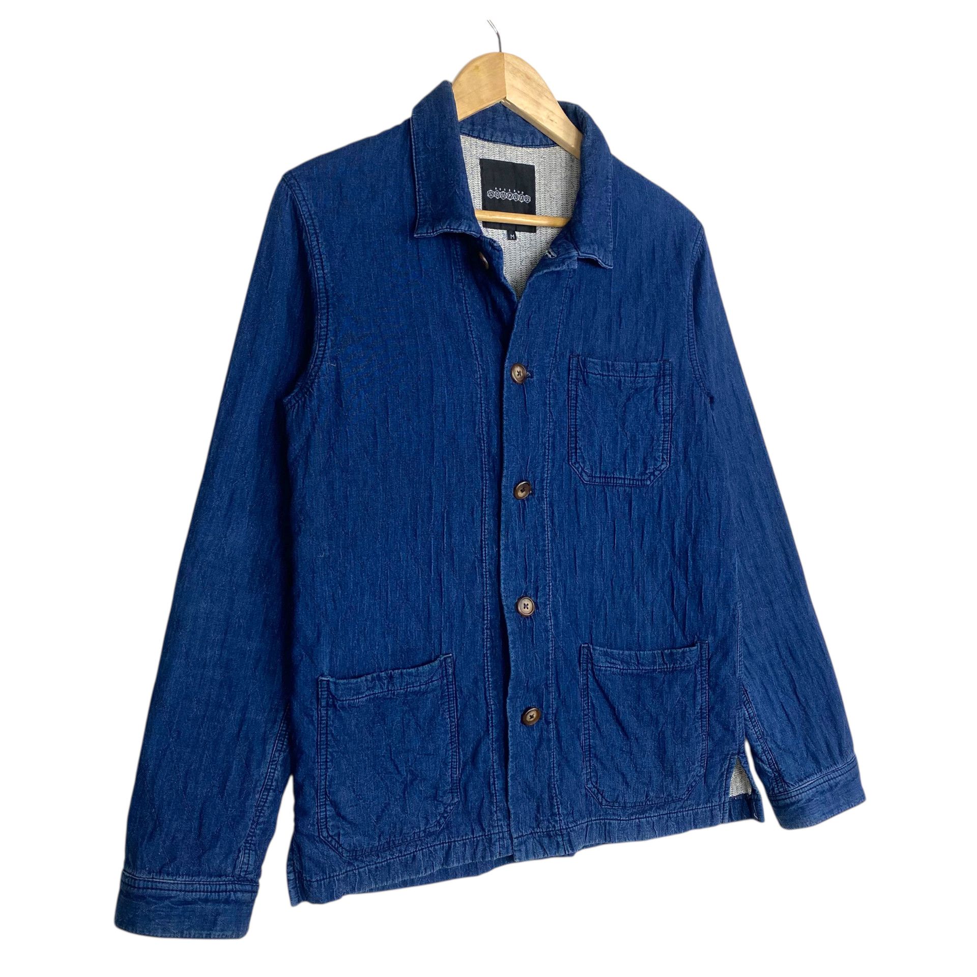 Indigo 💥ROSE BUD INDIGO FRENCH CHORE LIGHT JACKET Size US M / EU 48-50 / 2 - 2 Thumbnail