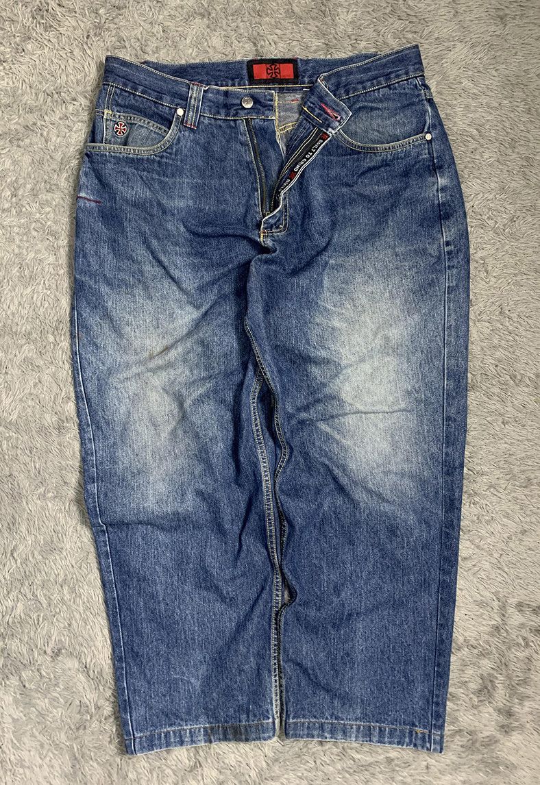 Independent Truck Co. Vintage Y2K Baggy Independent Truck Co Skateboard Jeans Size US 36 / EU 52 - 1 Thumbnail