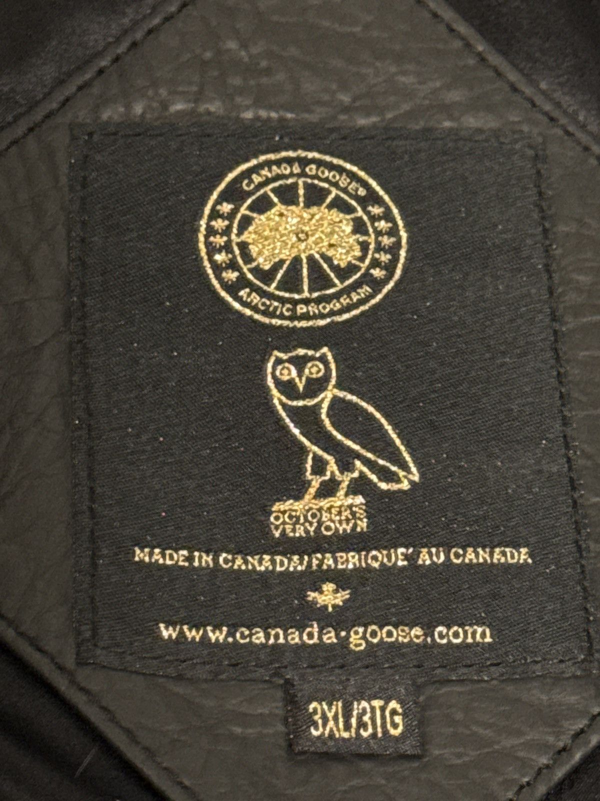 Canada Goose × October's Very Own 💎F&F💎 24k Gold OVO Buffalo Leather Chilliwack Size US XXL / EU 58 / 5 - 25 Thumbnail