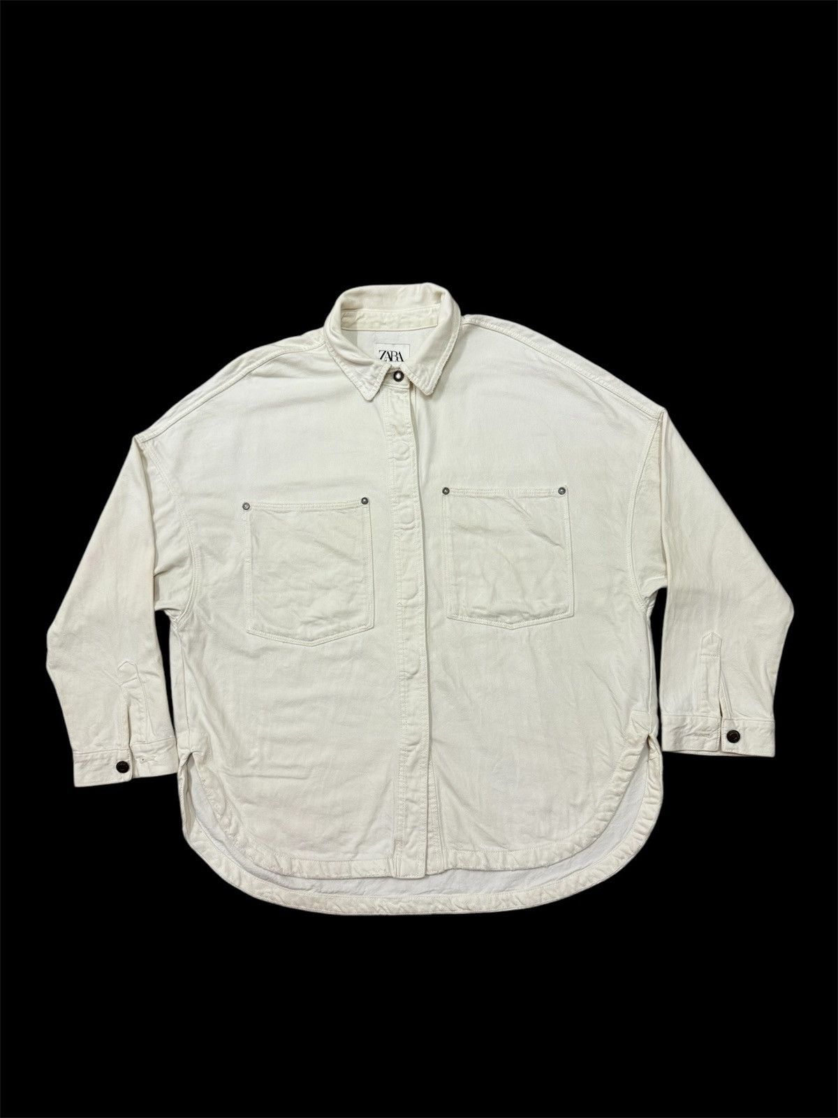 Designer × Zara Zara Overshirt double pocket Size L / US 10 / IT 46 - 1 Thumbnail