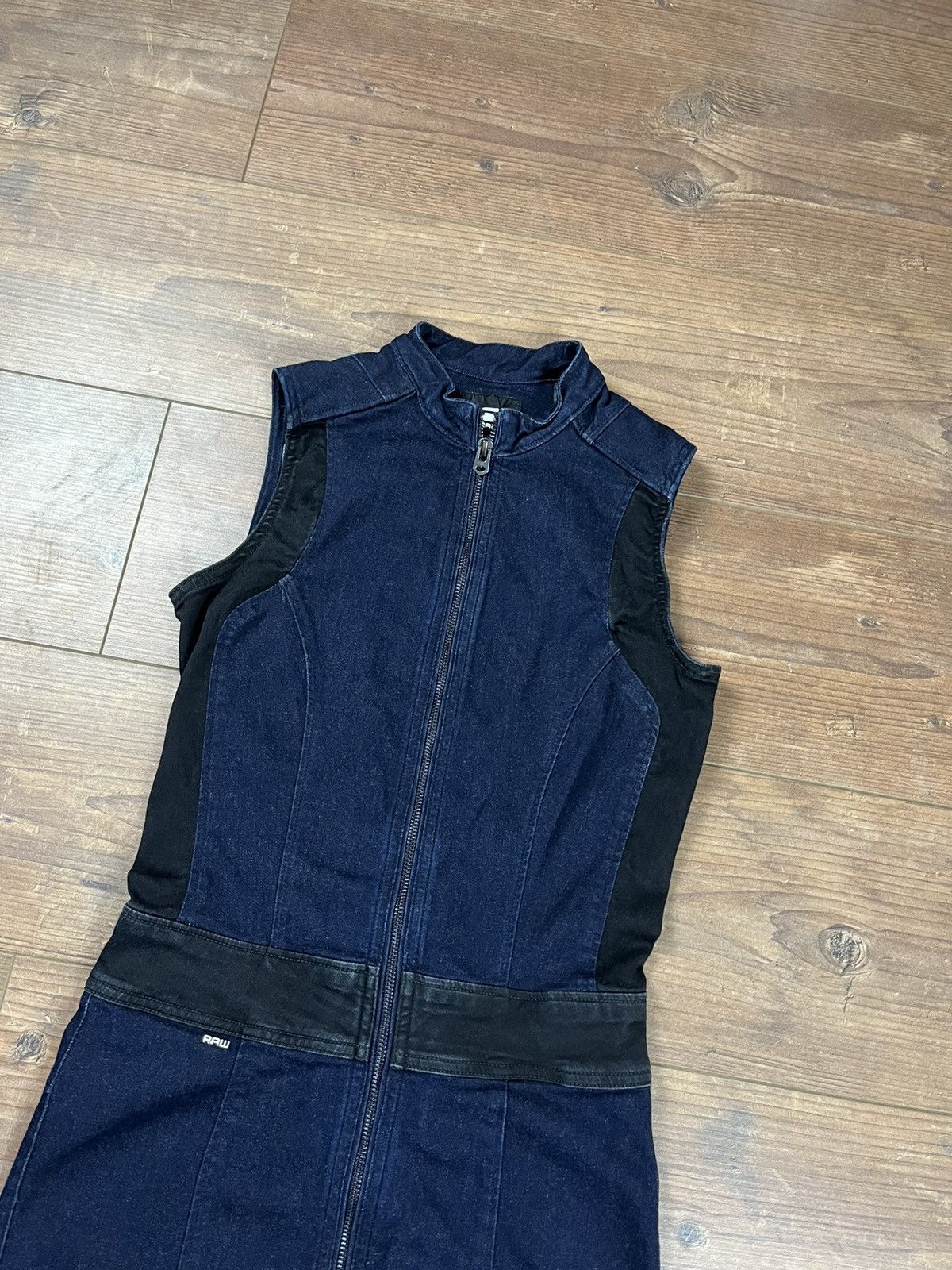 G-Star G-Star Raw Women’s Zipped Denim Jeans Dress Blue Size XS / US 0-2 / IT 36-38 - 3 Thumbnail