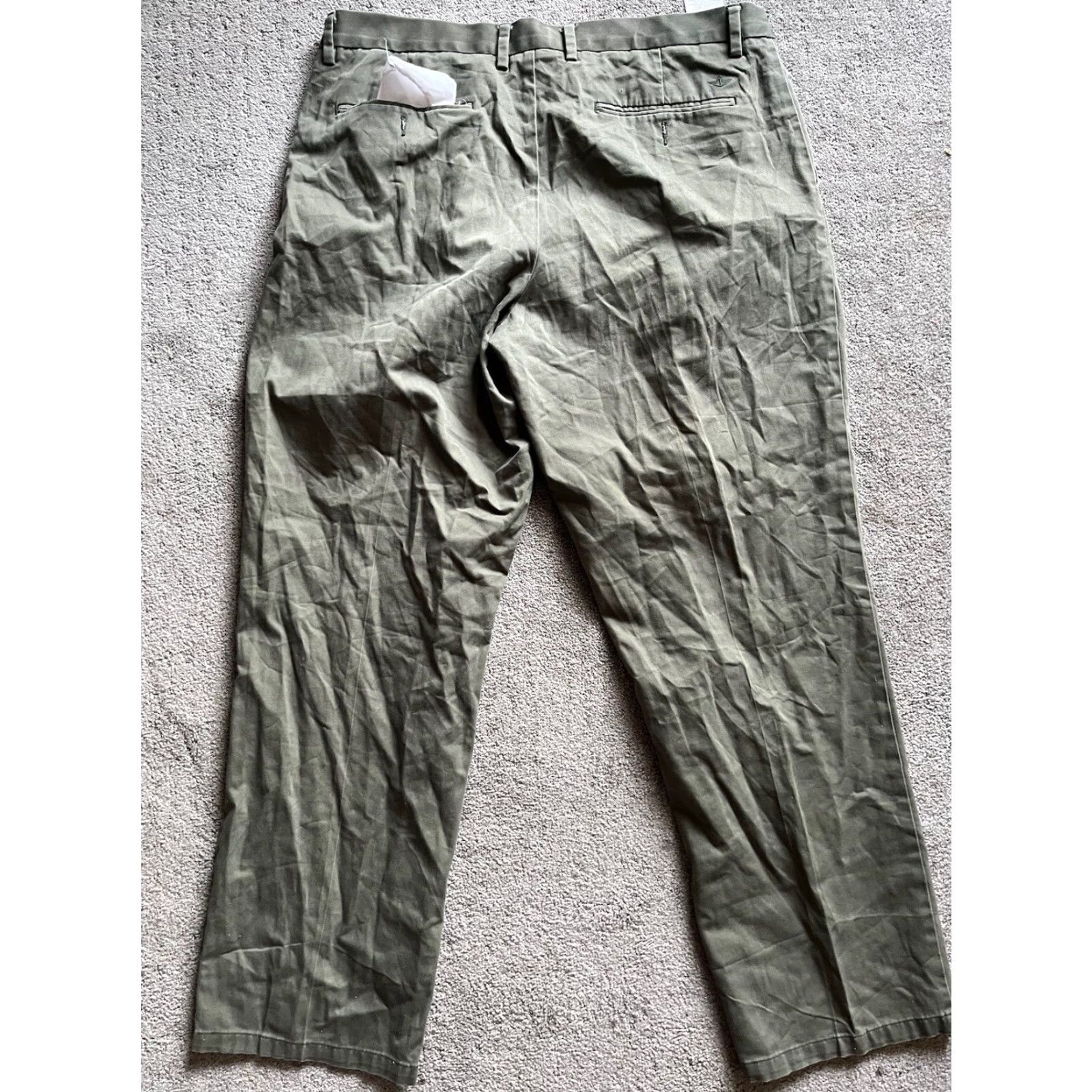 Dockers DOCKERS Classic Fit Chino Pants 38x32 Green Solid Mens Size US 38 / EU 54 - 3 Thumbnail
