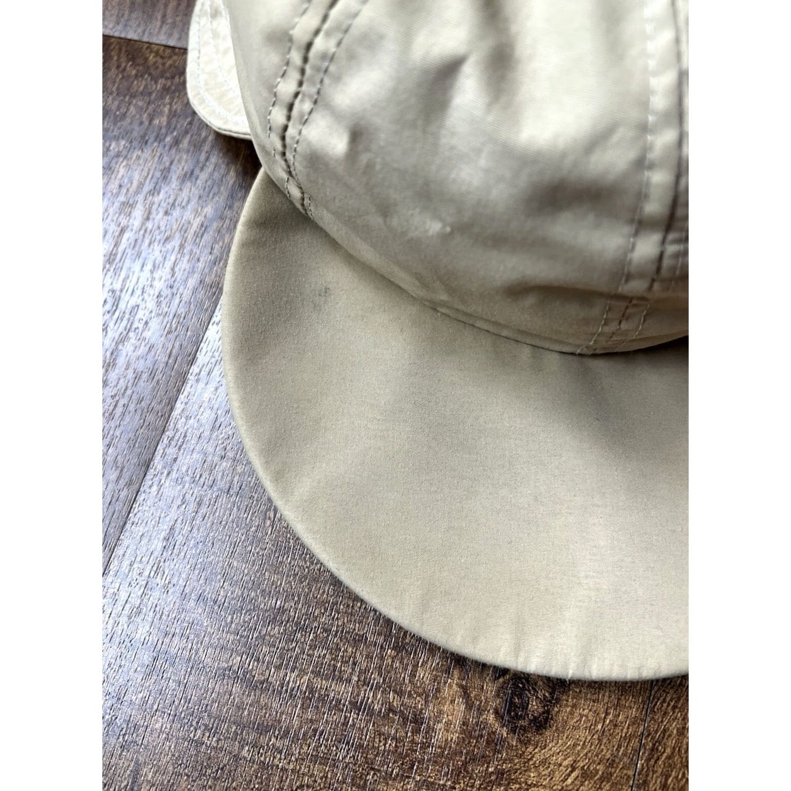 Vintage VINTAGE Columbia Fishing Hat Mens Beige Long Bill Gore-Tex USA Hat Mens One Size Beige USA Trapper Hat Size ONE SIZE - 5 Thumbnail