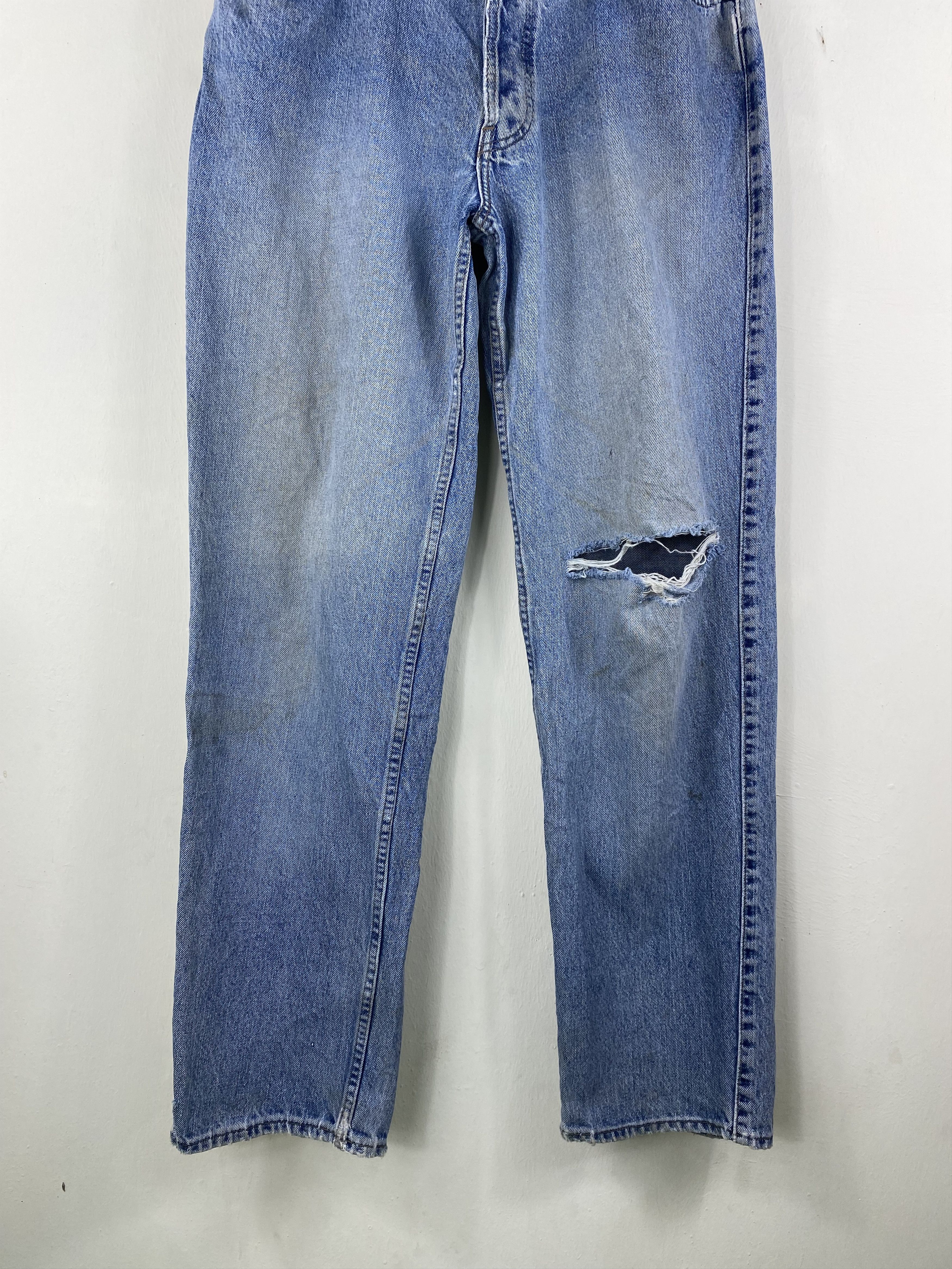 Levi's Vintage Clothing RARE Vintage Levis Baggy Loose Silvertab Distressed Jean Size US 33 - 4 Thumbnail