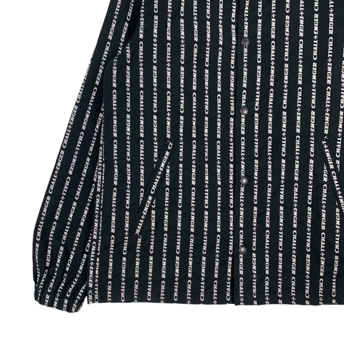 CHALLENGER CHALLENGER All Over Striped Logo Casual Jacket #1289-C58 Size US M / EU 48-50 / 2 - 3 Thumbnail